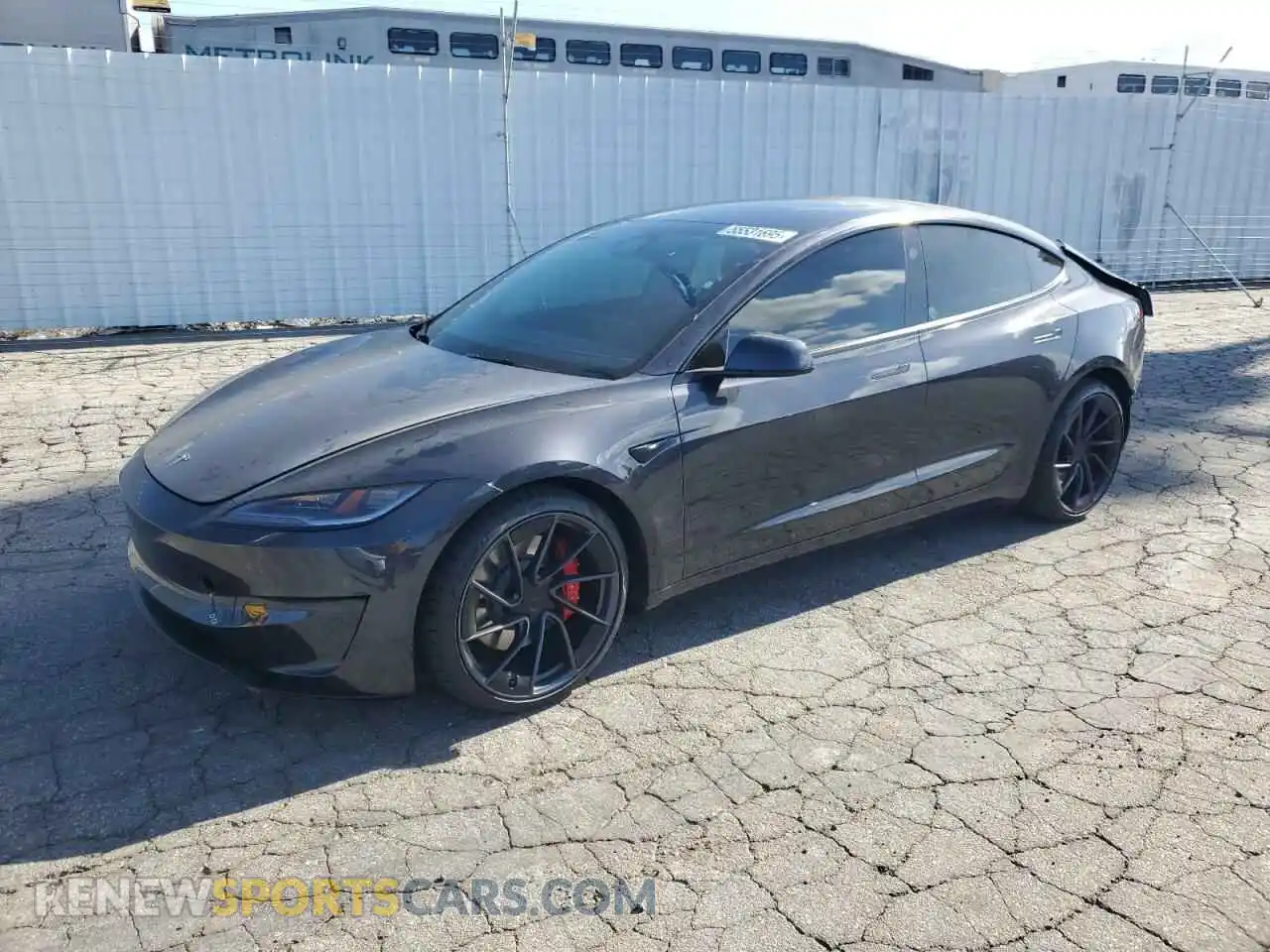 1 Photograph of a damaged car 5YJ3E1ET5RF810536 TESLA MODEL 3 2024