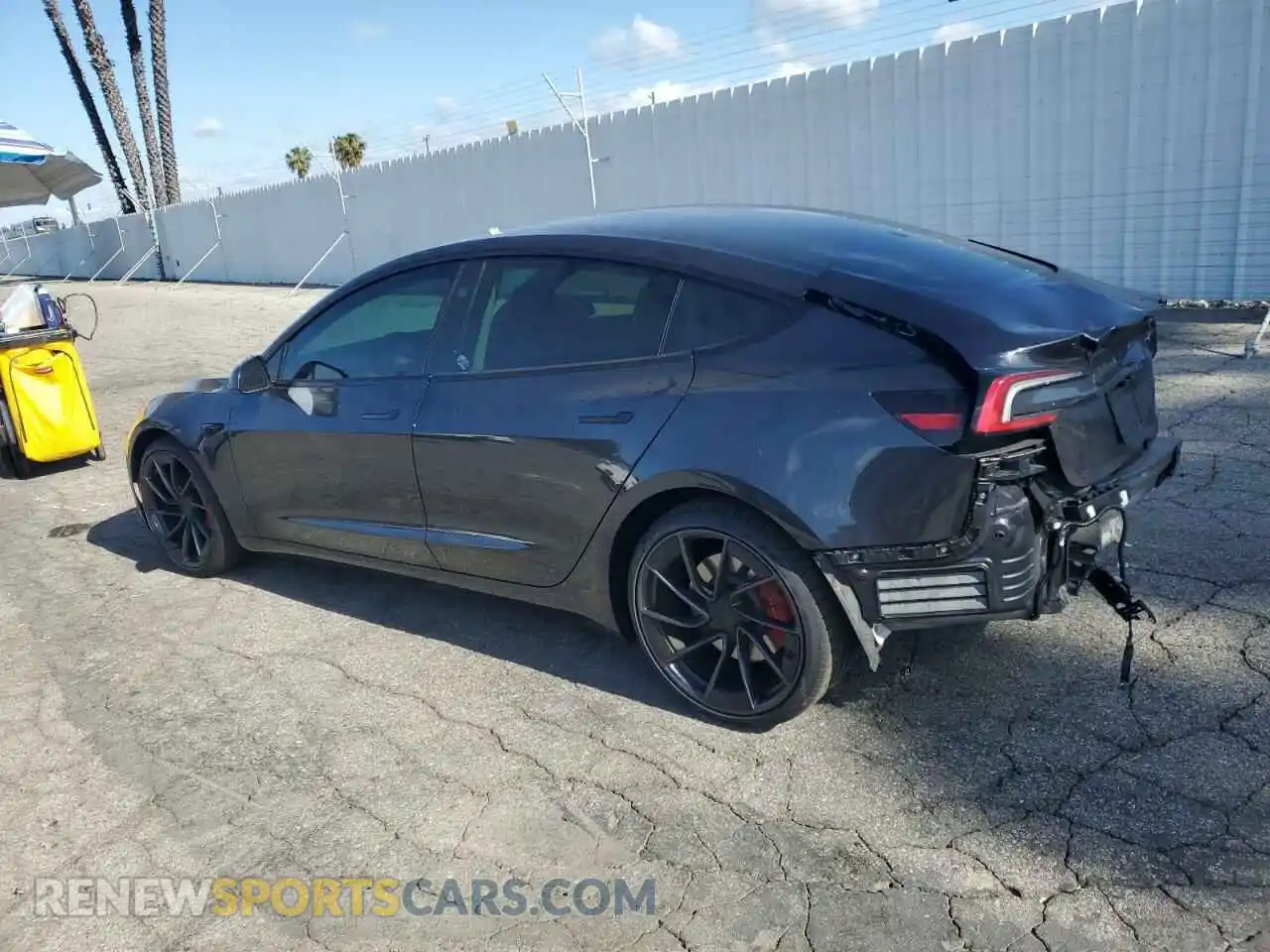 2 Photograph of a damaged car 5YJ3E1ET5RF810536 TESLA MODEL 3 2024
