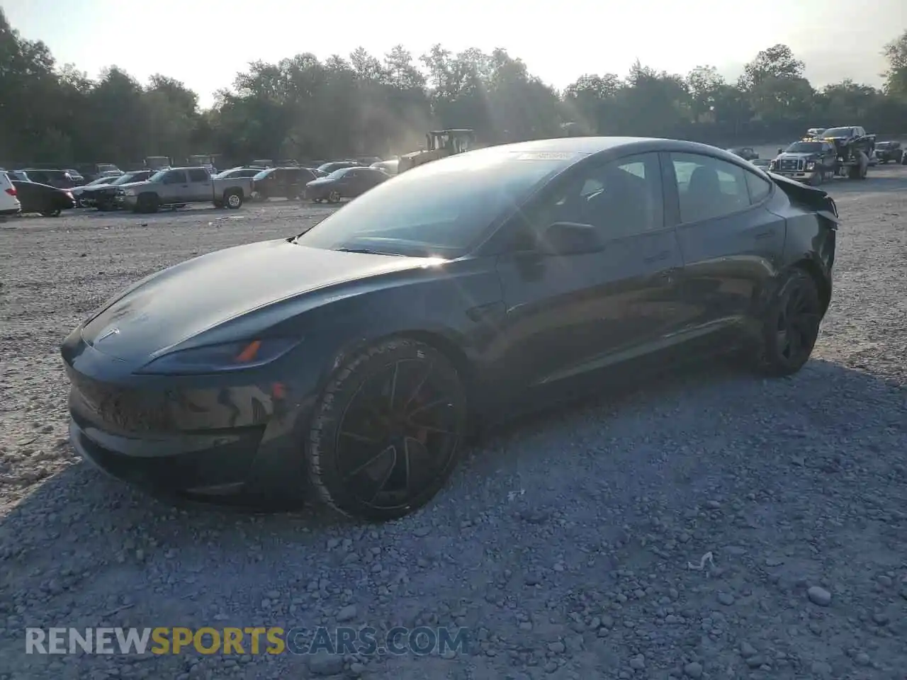 1 Photograph of a damaged car 5YJ3E1ET5RF824159 TESLA MODEL 3 2024