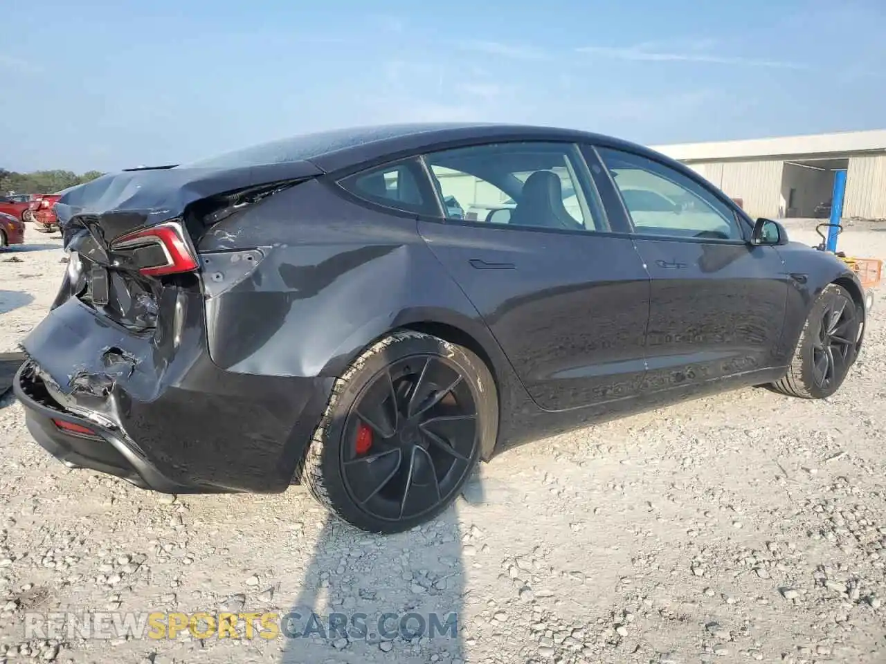 3 Photograph of a damaged car 5YJ3E1ET5RF824159 TESLA MODEL 3 2024