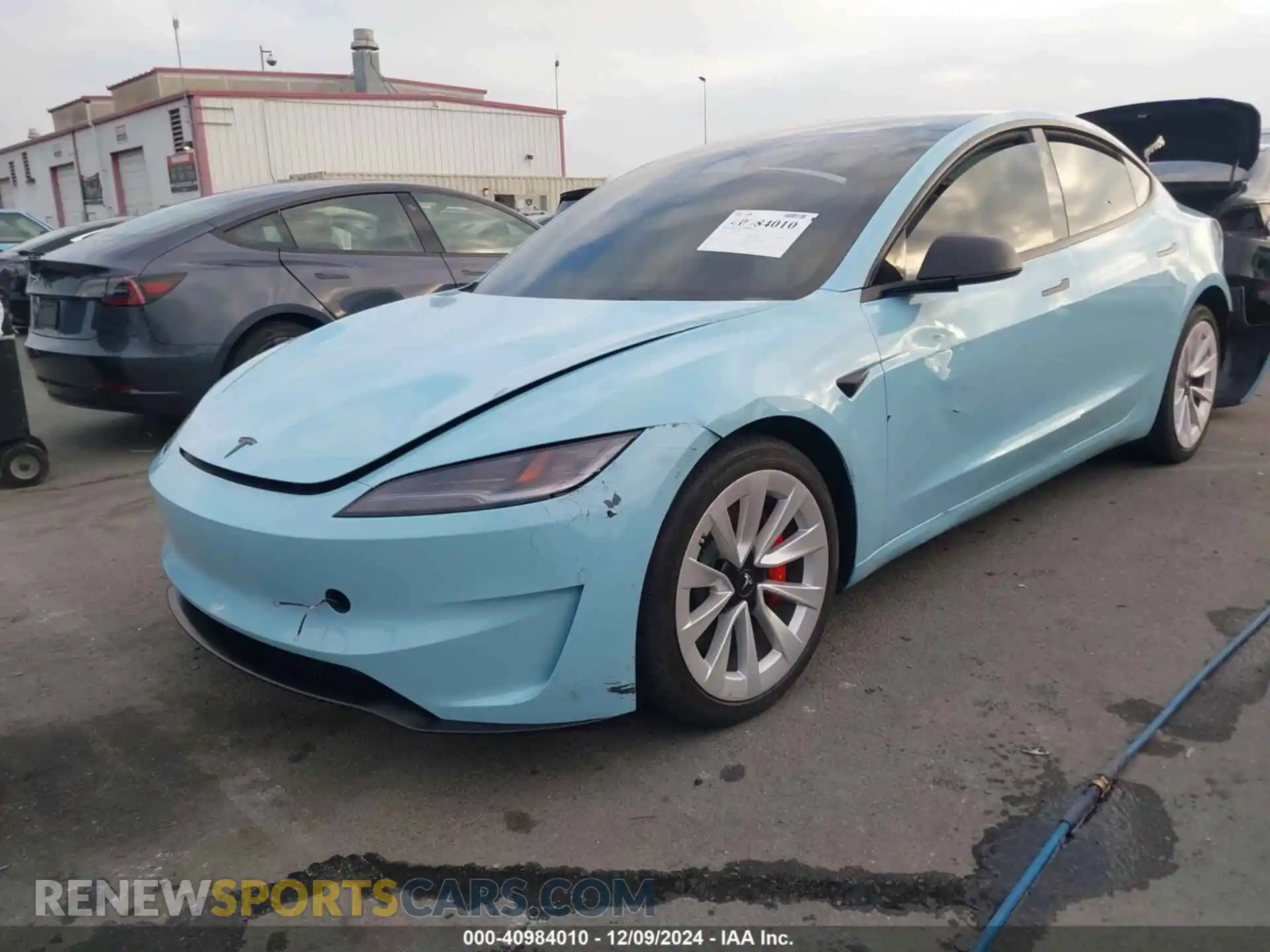 2 Photograph of a damaged car 5YJ3E1ET5RF863849 TESLA MODEL 3 2024