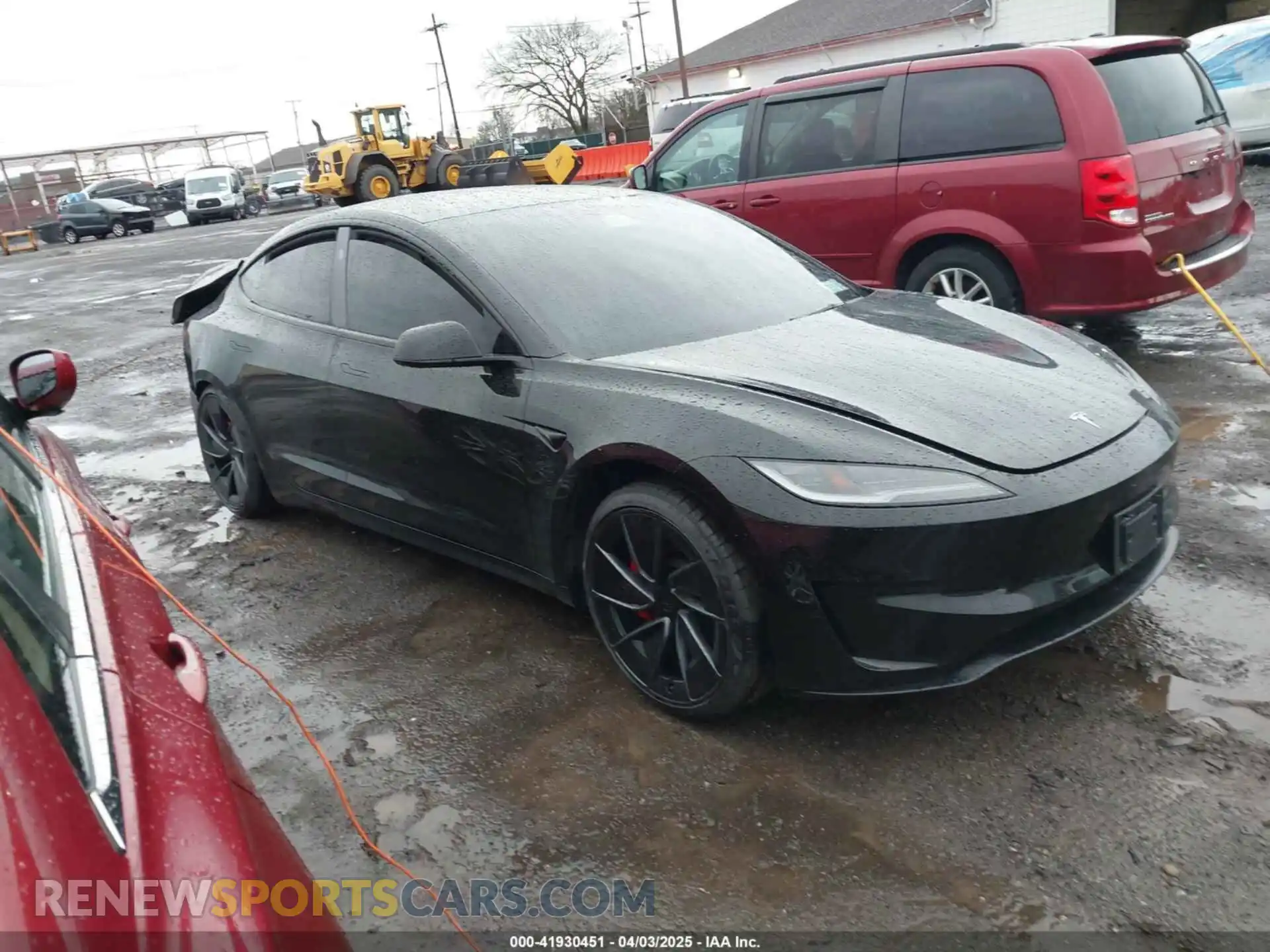 1 Photograph of a damaged car 5YJ3E1ET5RF892736 TESLA MODEL 3 2024