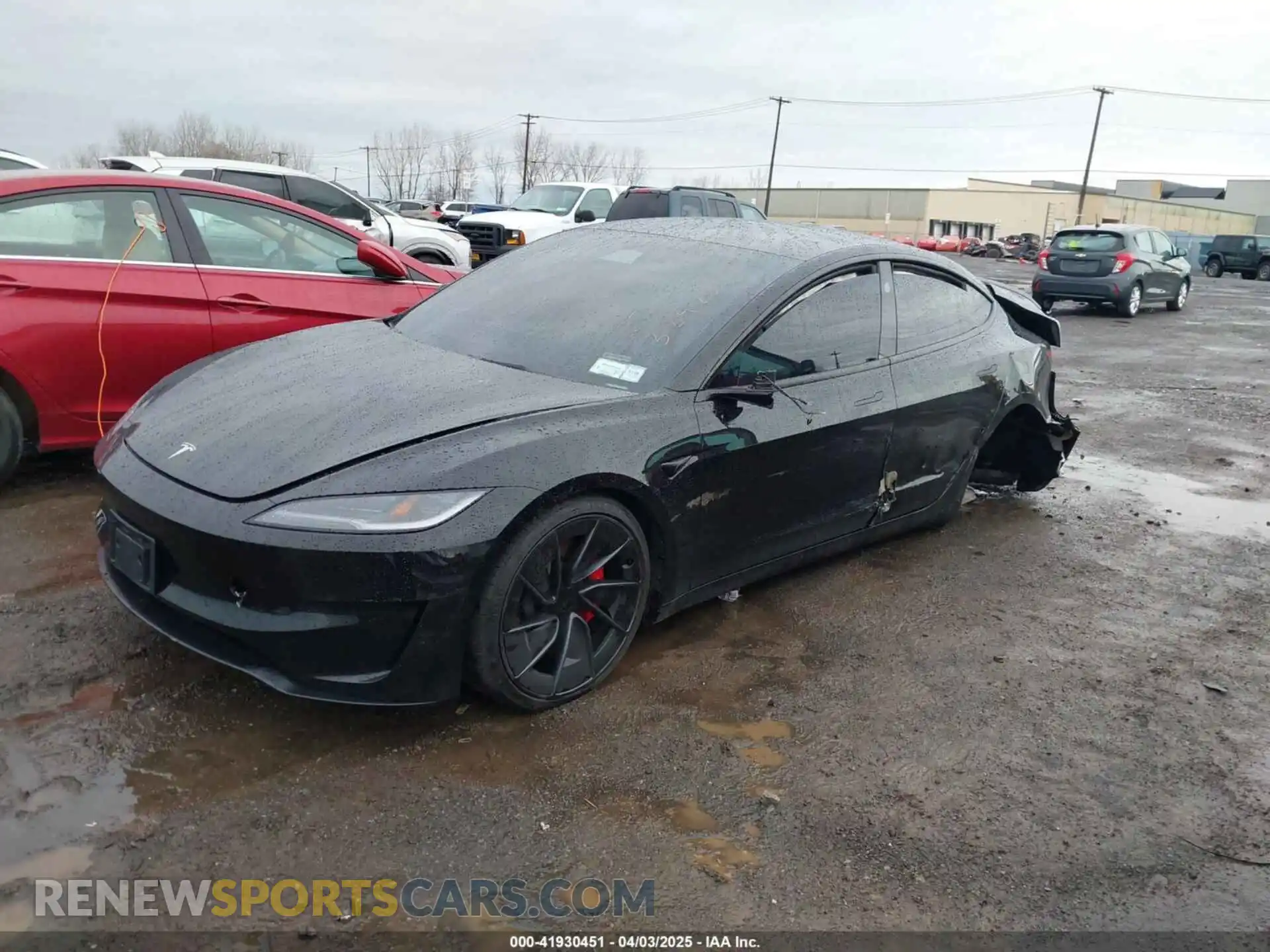 2 Photograph of a damaged car 5YJ3E1ET5RF892736 TESLA MODEL 3 2024