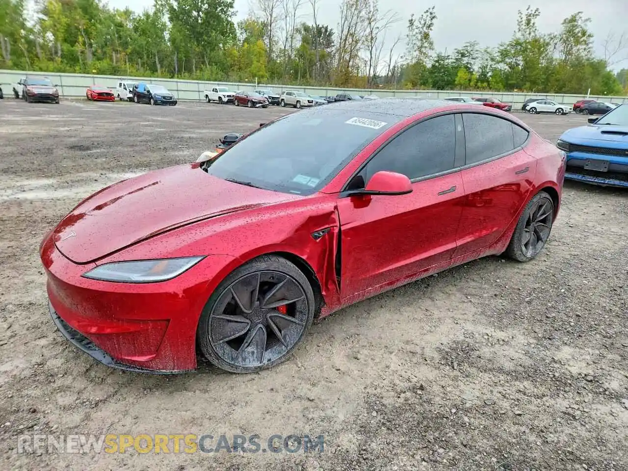 1 Фотография поврежденного автомобиля 5YJ3E1ET6RF785260 TESLA MODEL 3 2024