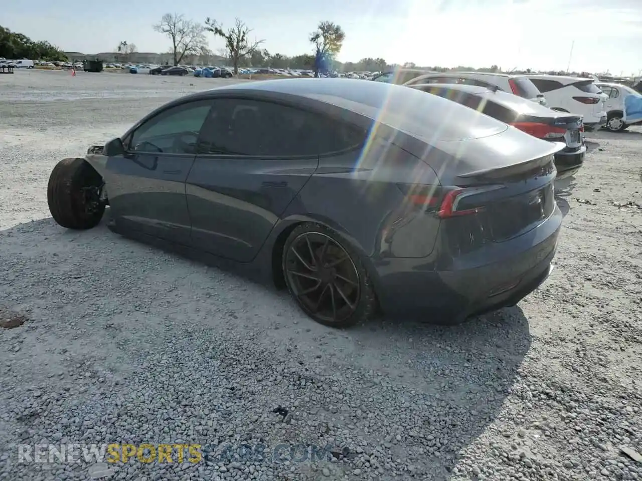 2 Photograph of a damaged car 5YJ3E1ET6RF845571 TESLA MODEL 3 2024