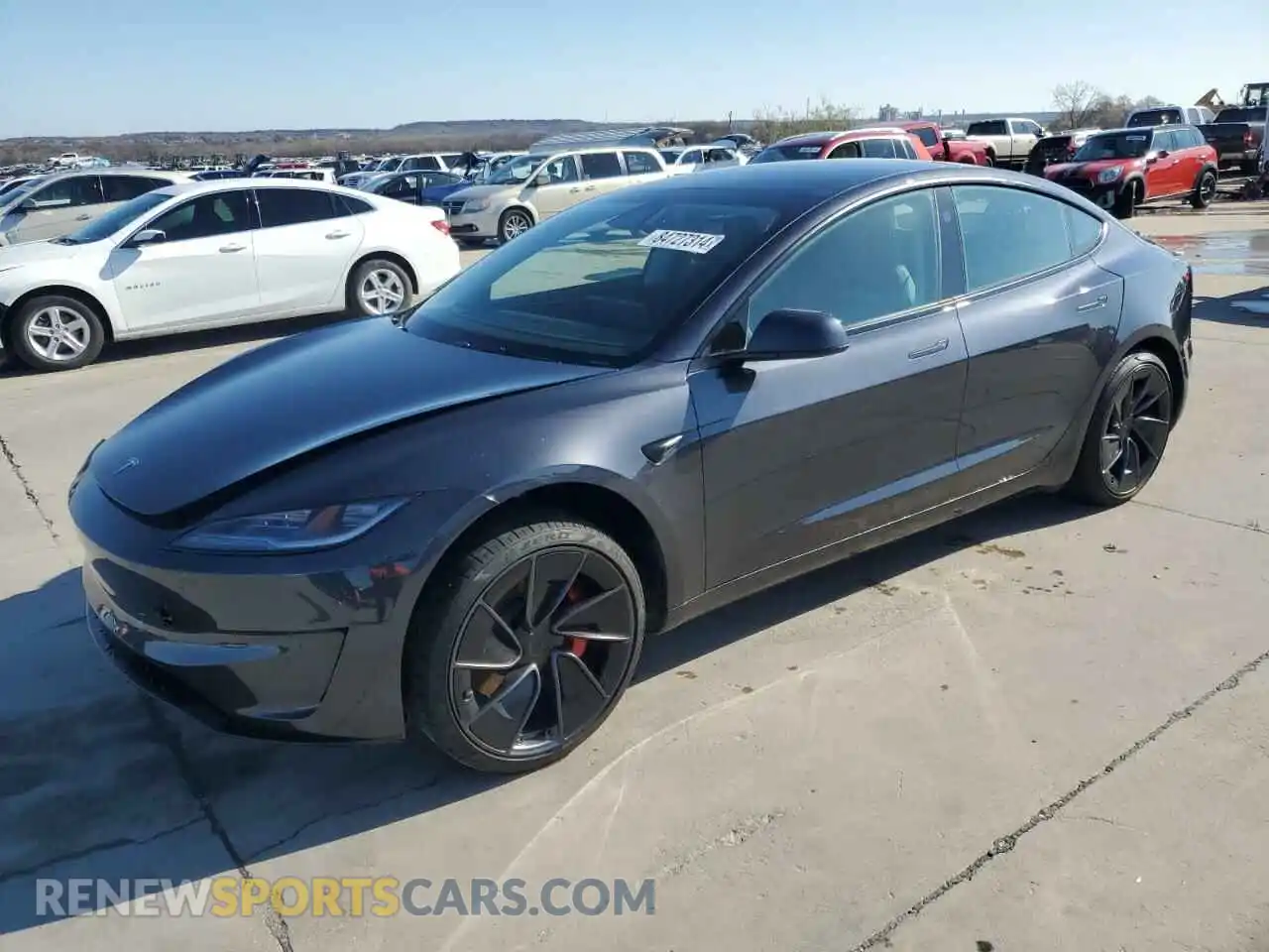 1 Photograph of a damaged car 5YJ3E1ET6RF866047 TESLA MODEL 3 2024