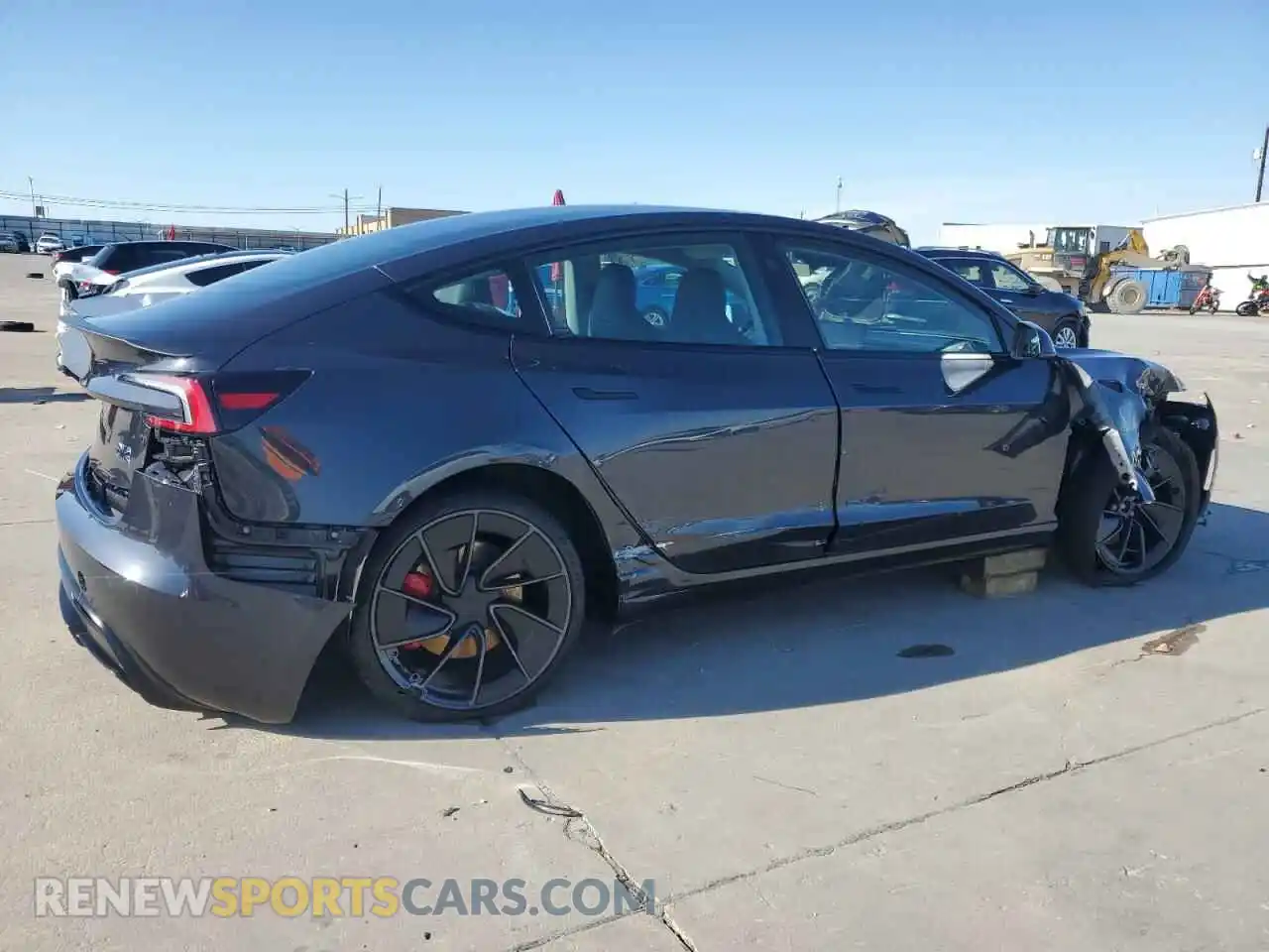 3 Photograph of a damaged car 5YJ3E1ET6RF866047 TESLA MODEL 3 2024