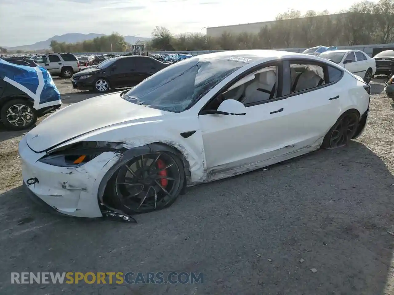 1 Photograph of a damaged car 5YJ3E1ET6RF901346 TESLA MODEL 3 2024