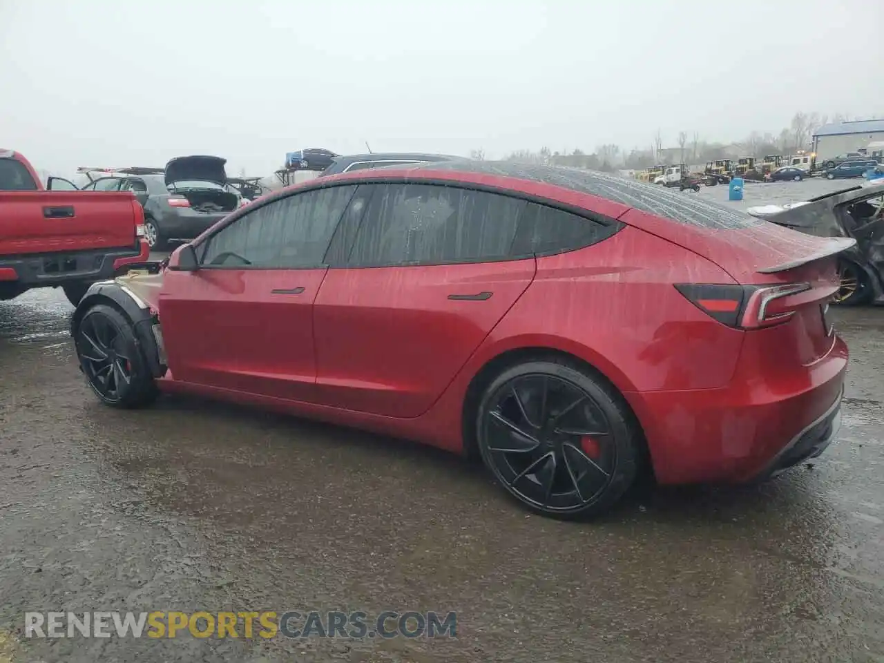 2 Photograph of a damaged car 5YJ3E1ET7RF782464 TESLA MODEL 3 2024