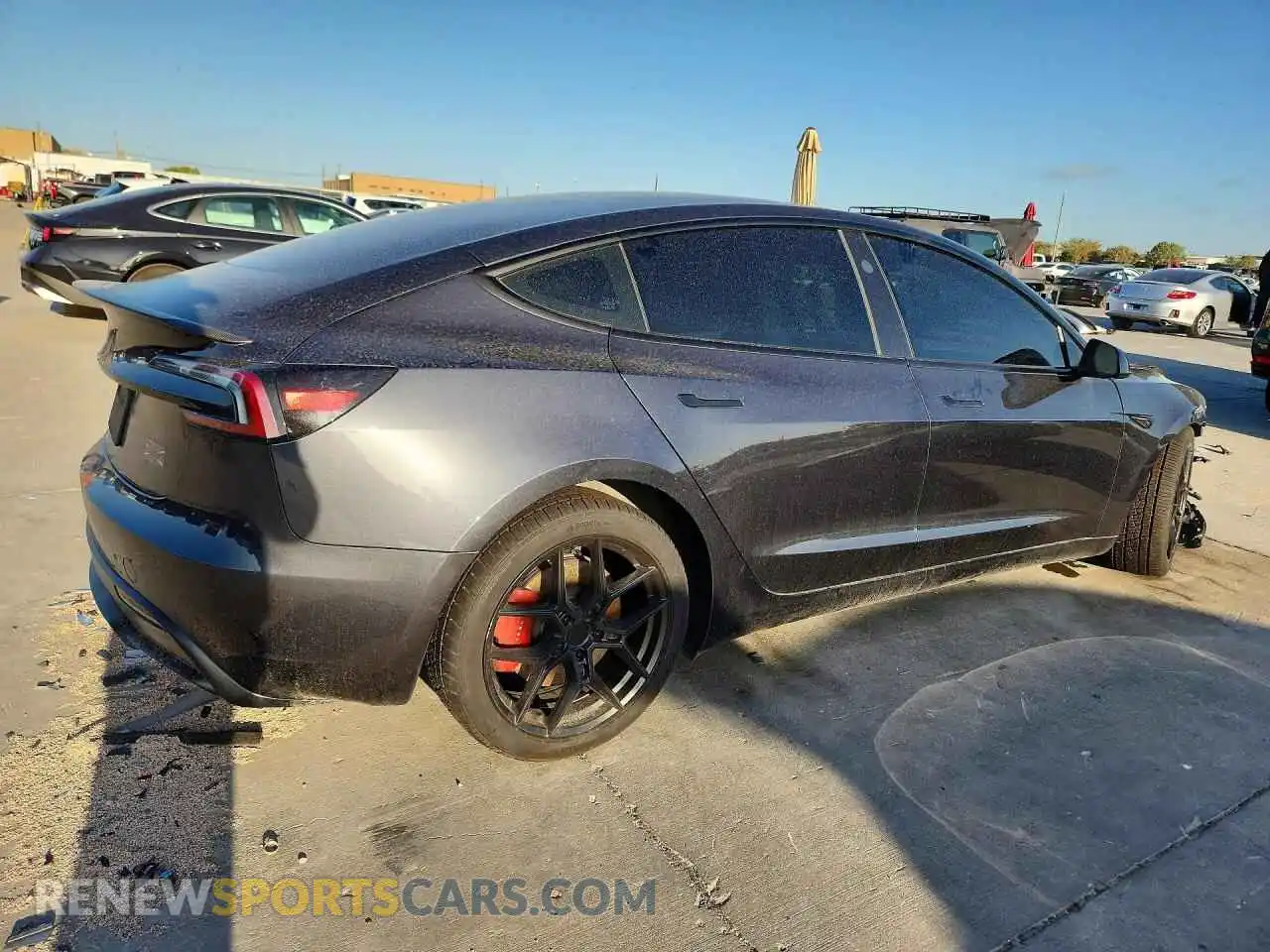 3 Photograph of a damaged car 5YJ3E1ET7RF835826 TESLA MODEL 3 2024
