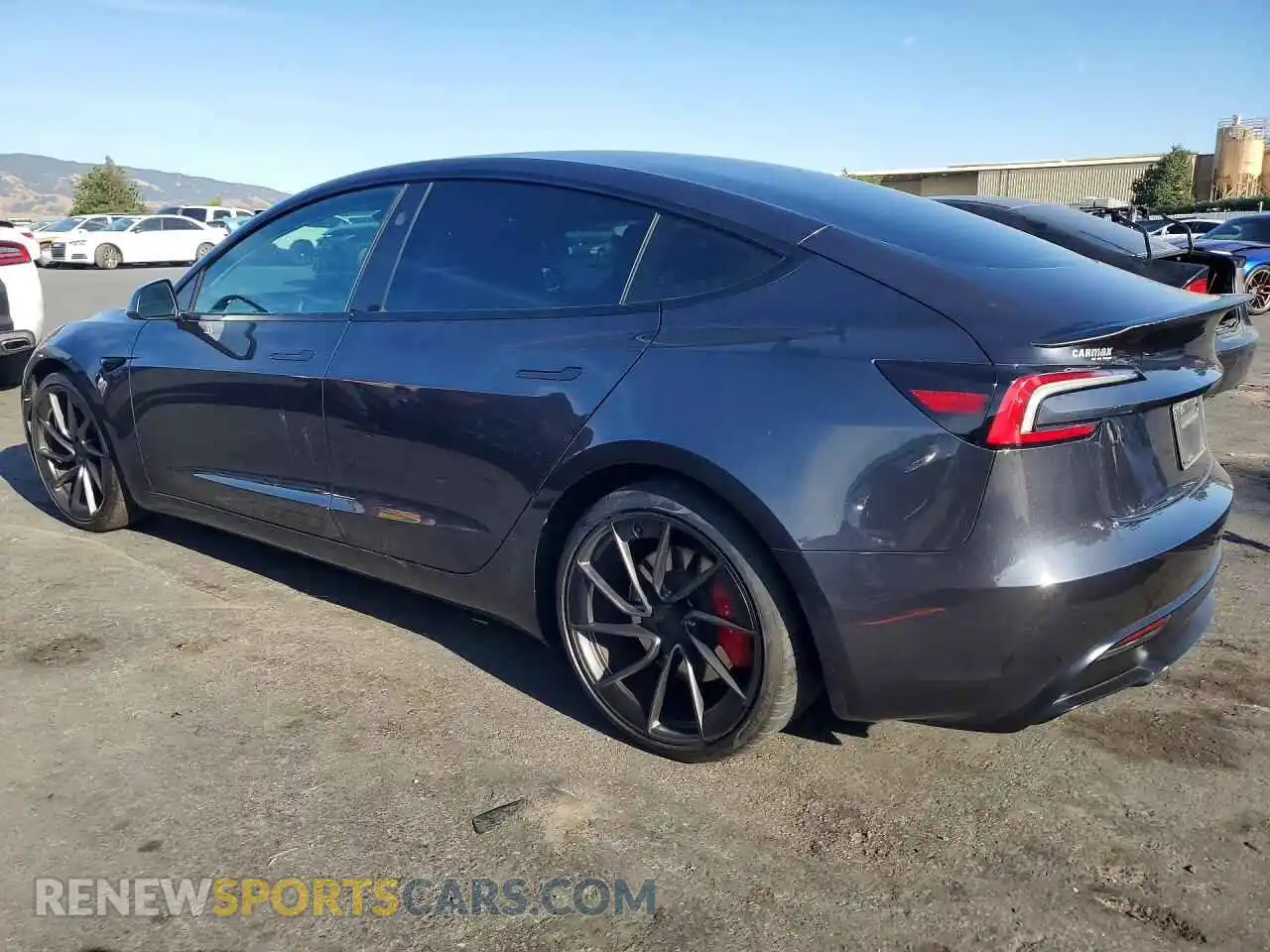 2 Photograph of a damaged car 5YJ3E1ET7RF846826 TESLA MODEL 3 2024