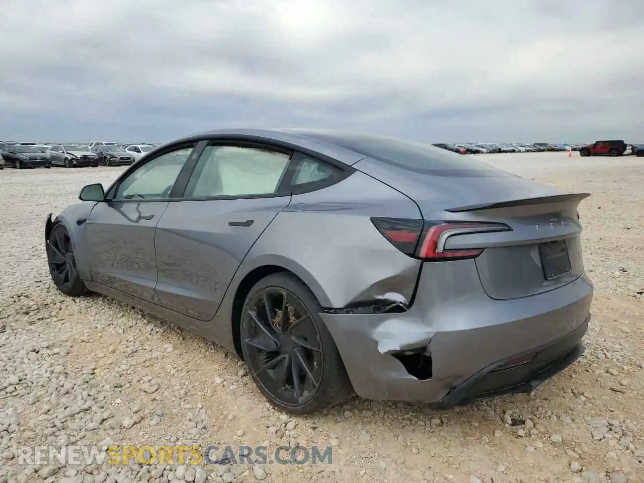 2 Photograph of a damaged car 5YJ3E1ET7RF868860 TESLA MODEL 3 2024