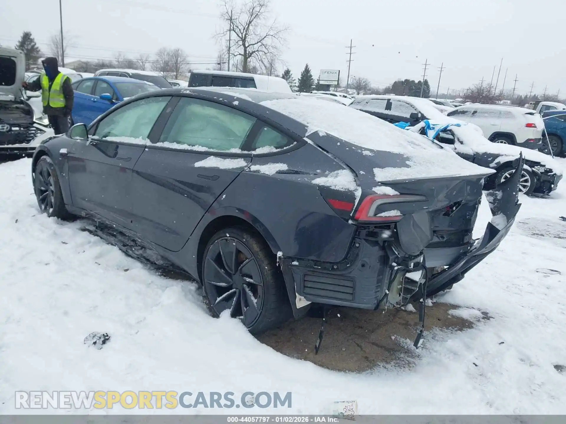 3 Photograph of a damaged car 5YJ3E1ET7RF881365 TESLA MODEL 3 2024