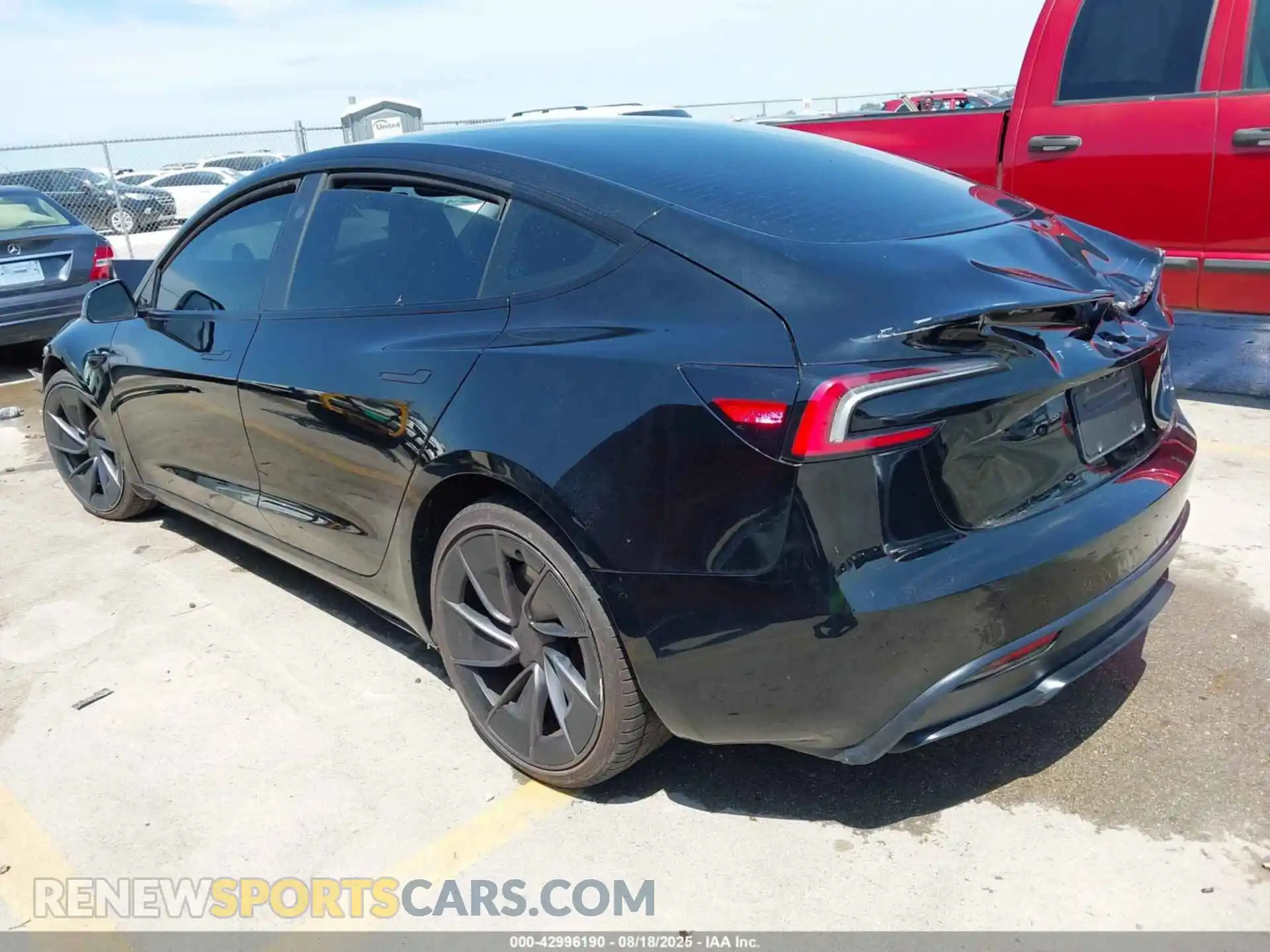 3 Photograph of a damaged car 5YJ3E1ET8RF797295 TESLA MODEL 3 2024