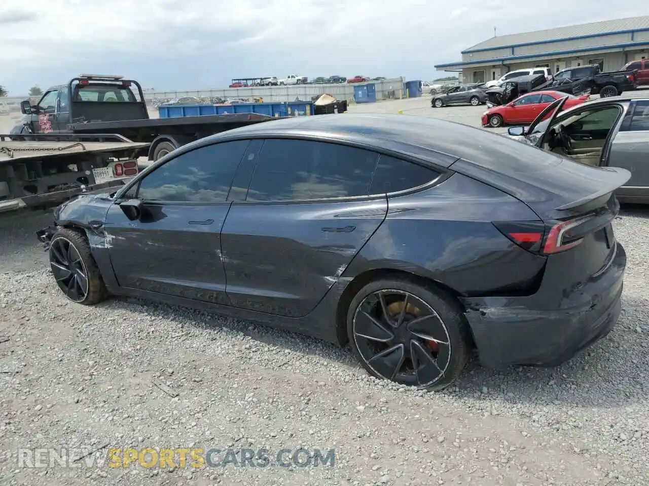 2 Photograph of a damaged car 5YJ3E1ET8RF810658 TESLA MODEL 3 2024