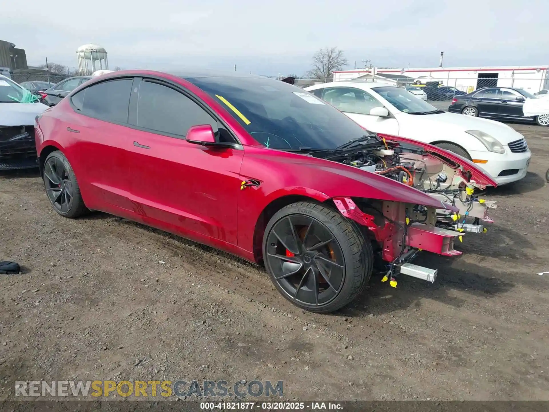 1 Photograph of a damaged car 5YJ3E1ET8RF835818 TESLA MODEL 3 2024