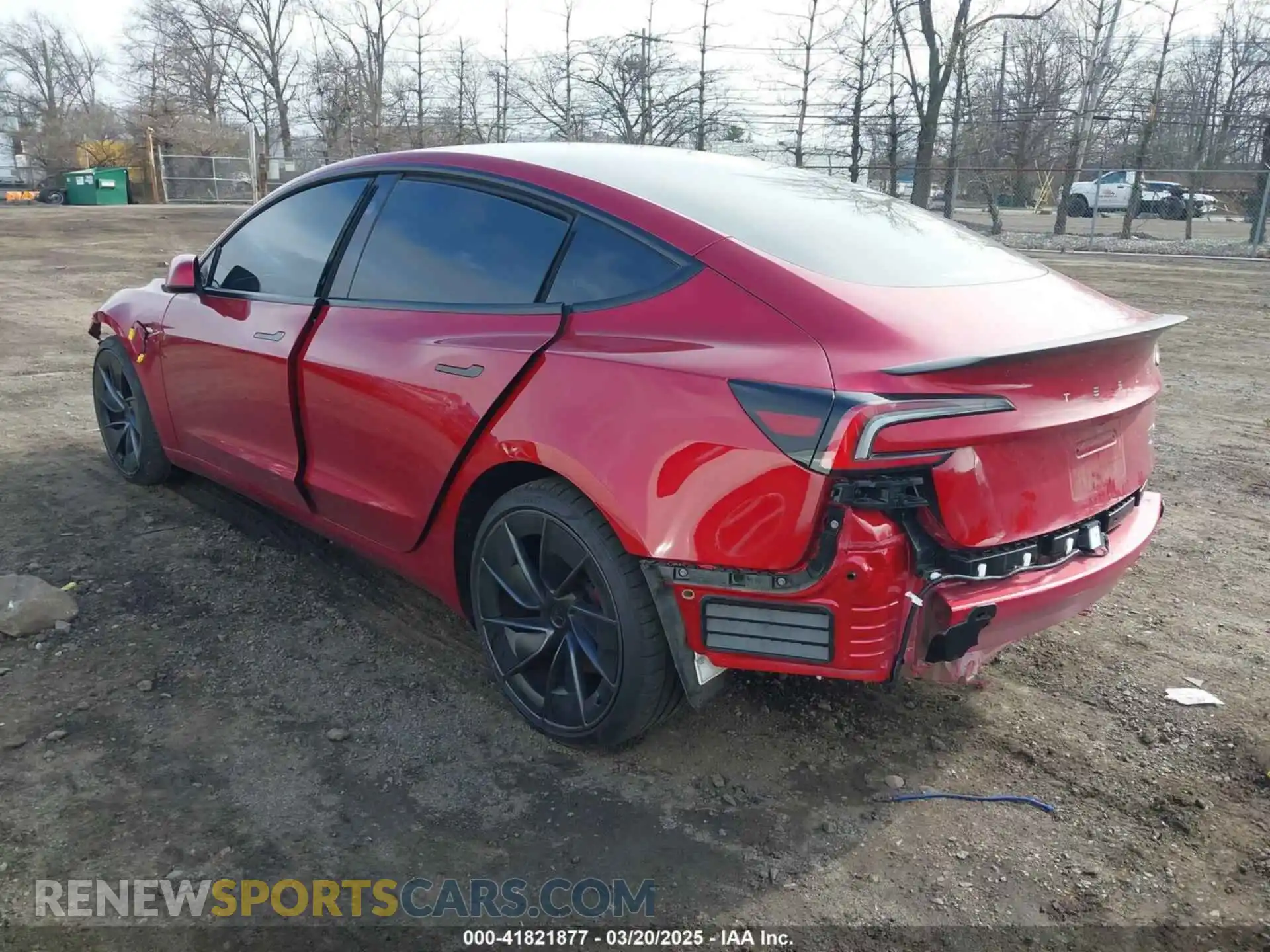3 Photograph of a damaged car 5YJ3E1ET8RF835818 TESLA MODEL 3 2024