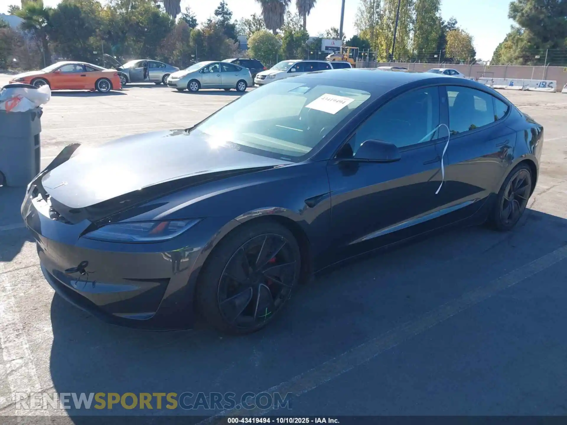 2 Photograph of a damaged car 5YJ3E1ET9RF842082 TESLA MODEL 3 2024