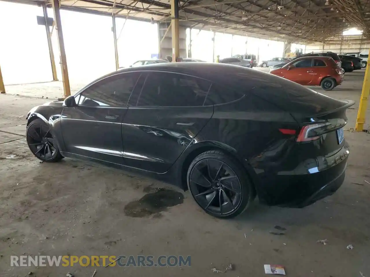 2 Photograph of a damaged car 5YJ3E1ET9RF849579 TESLA MODEL 3 2024