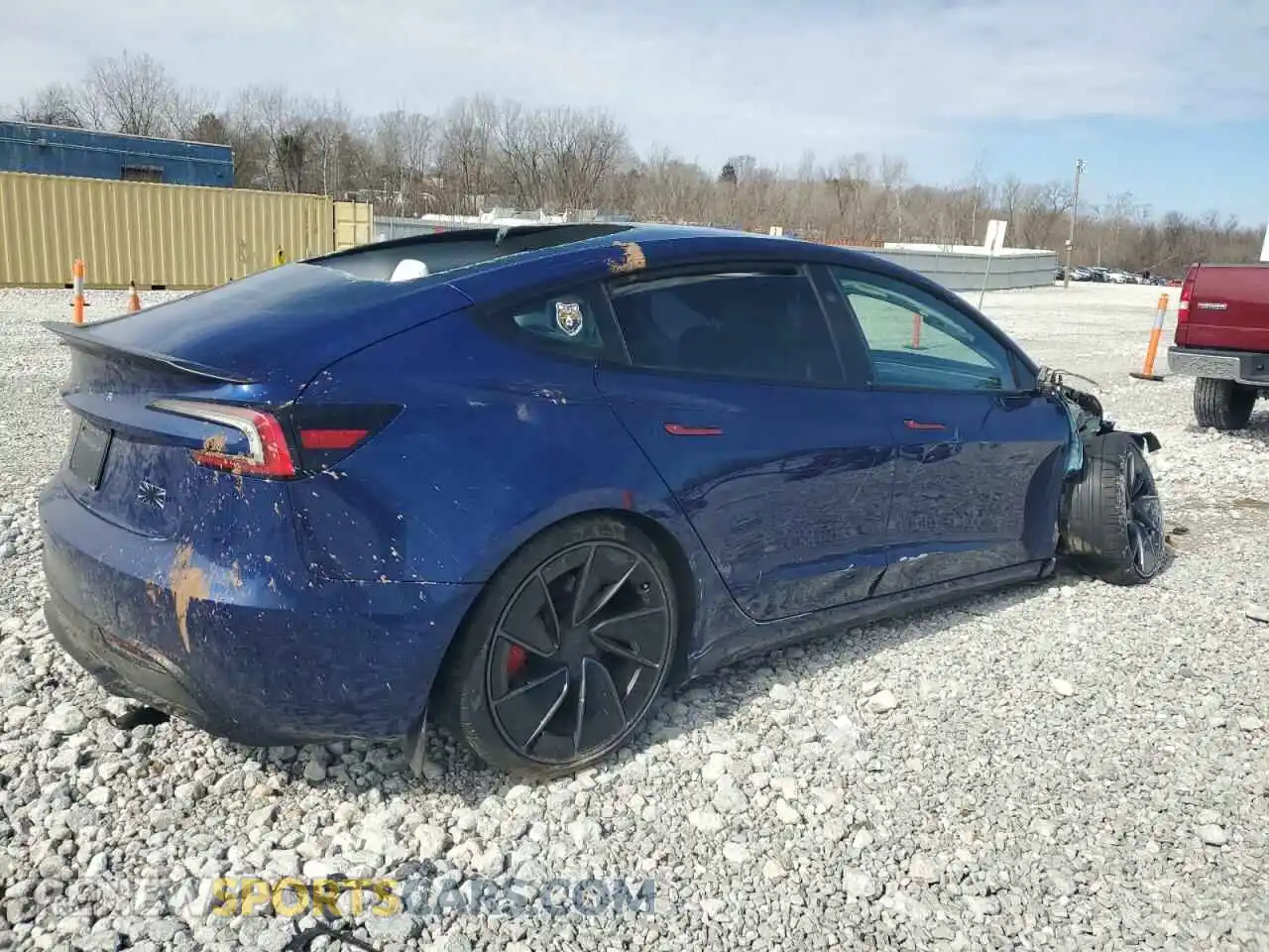 3 fotografías del automóvil dañado 5YJ3E1ET9RF853227 TESLA MODEL 3 2024