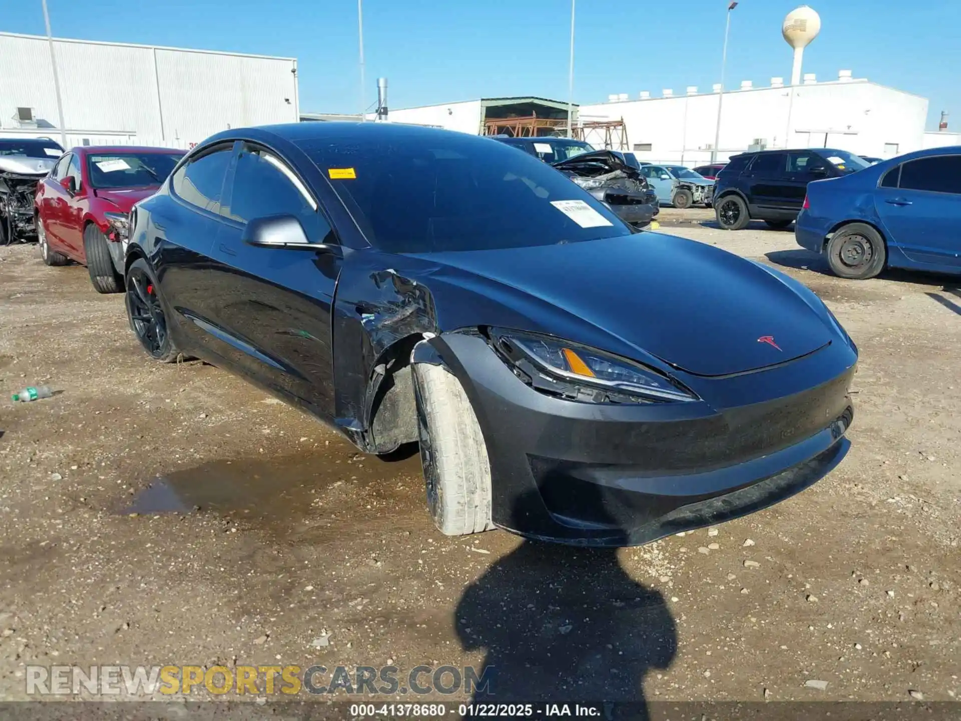 1 Photograph of a damaged car 5YJ3E1ET9RF857293 TESLA MODEL 3 2024