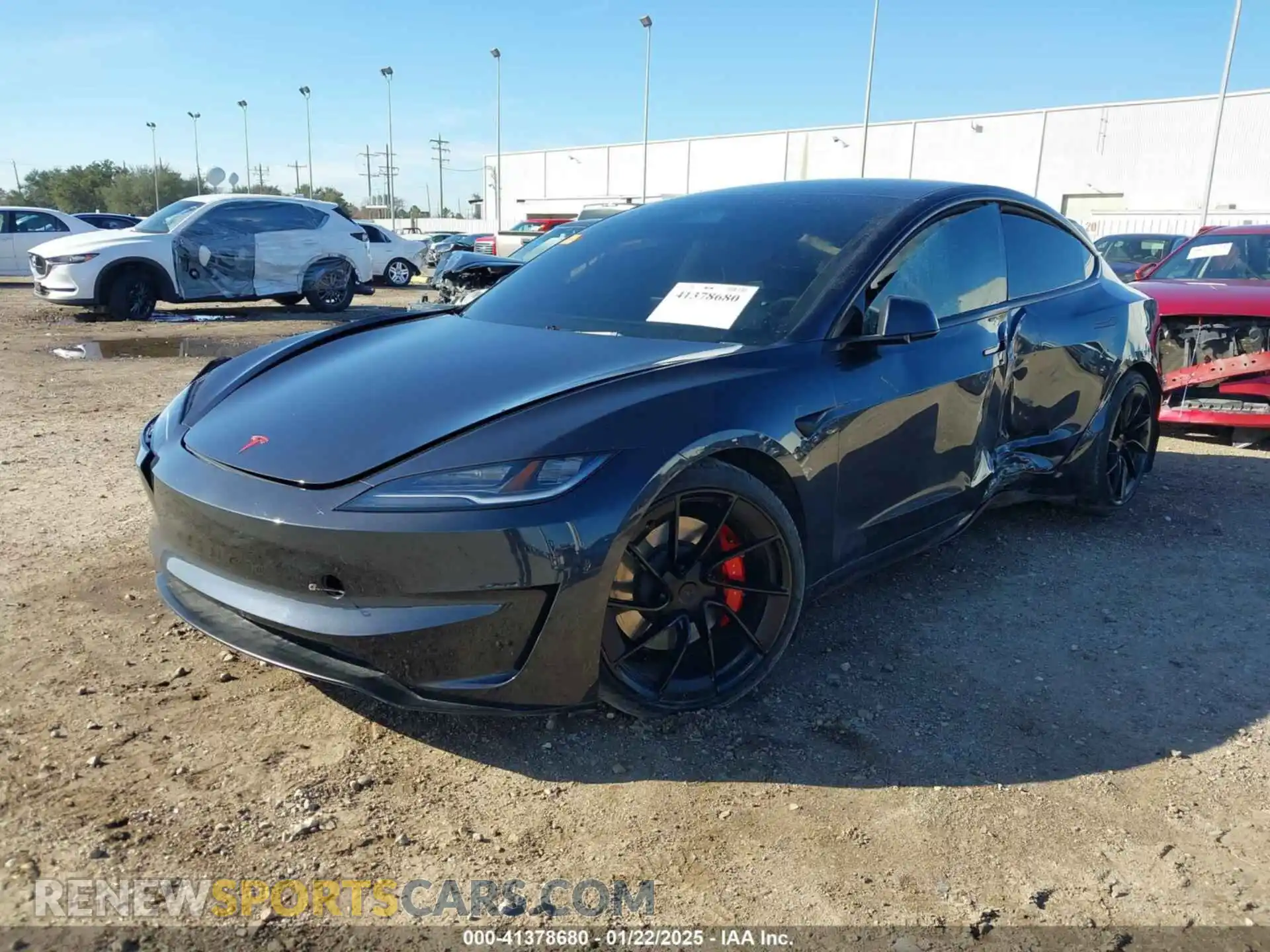 2 Photograph of a damaged car 5YJ3E1ET9RF857293 TESLA MODEL 3 2024