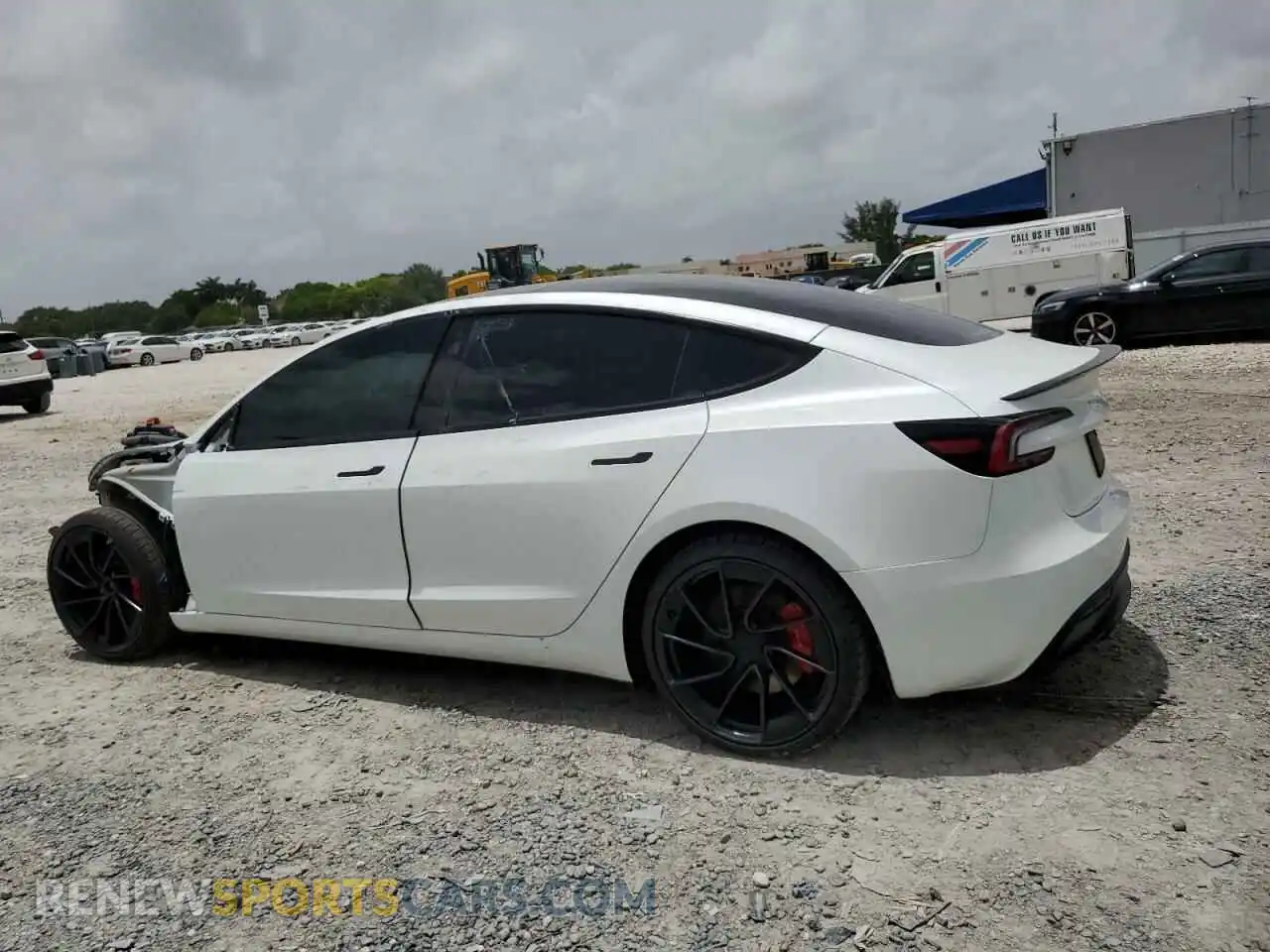 2 Photograph of a damaged car 5YJ3E1ETXRF787397 TESLA MODEL 3 2024