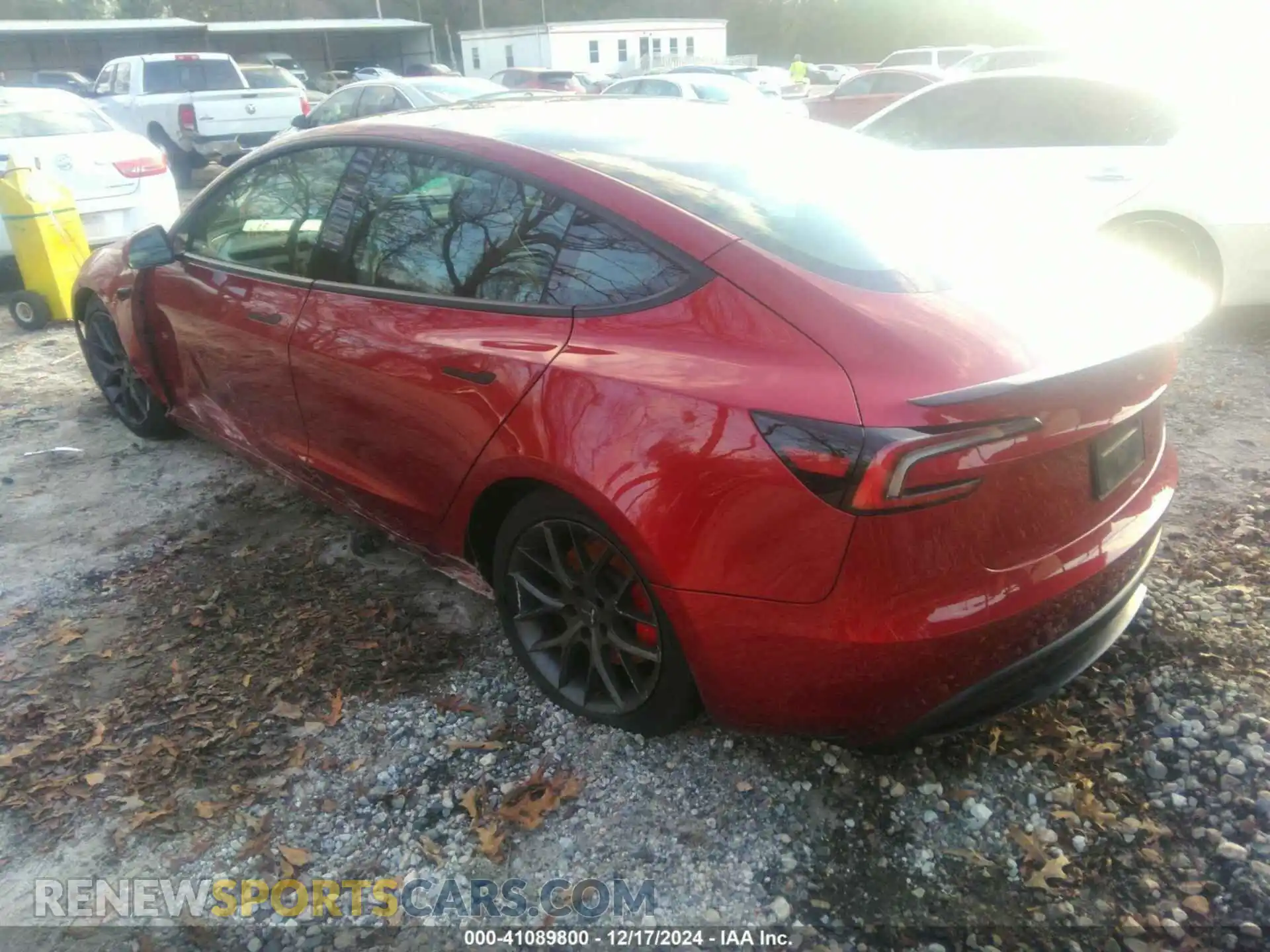 3 Photograph of a damaged car 5YJ3E1ETXRF809785 TESLA MODEL 3 2024