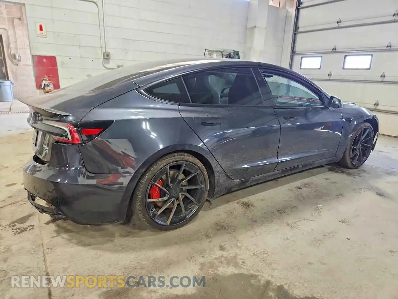 3 Photograph of a damaged car 5YJ3E1ETXRF826845 TESLA MODEL 3 2024