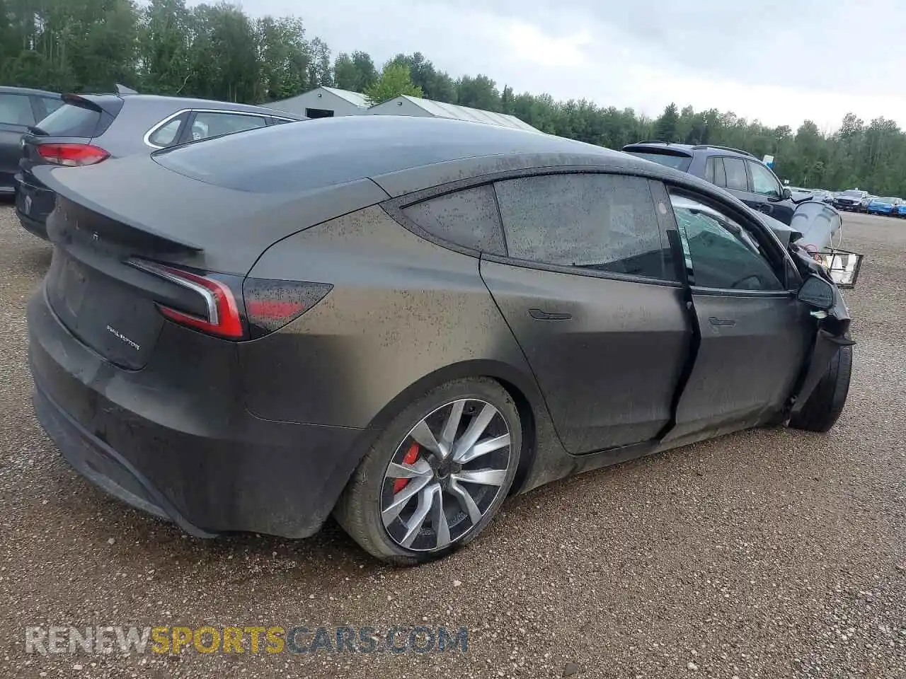 3 Photograph of a damaged car LRW3E7EB6RC093617 TESLA MODEL 3 2024
