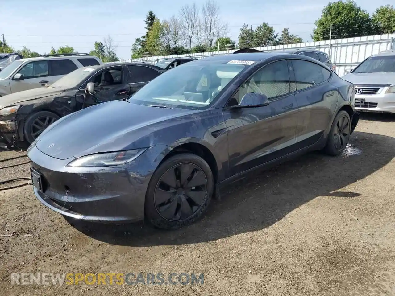 1 fotografías del automóvil dañado LRW3E7EBXRC100763 TESLA MODEL 3 2024