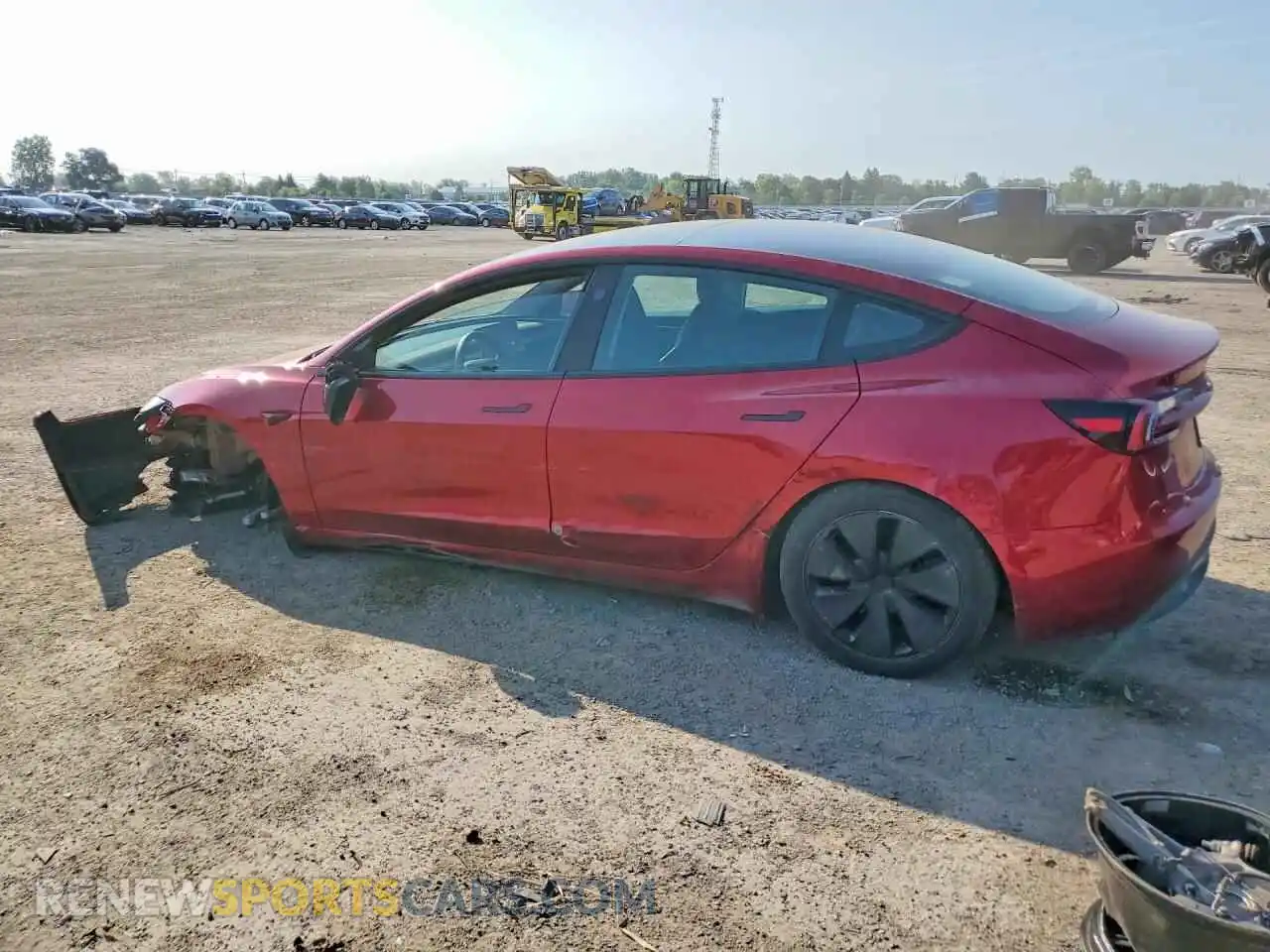 2 Photograph of a damaged car LRW3E7FA5RC090732 TESLA MODEL 3 2024