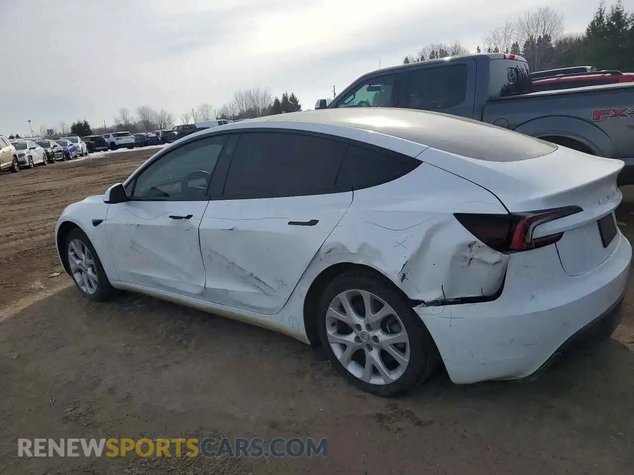 2 Photograph of a damaged car LRW3E7FA9RC276564 TESLA MODEL 3 2024