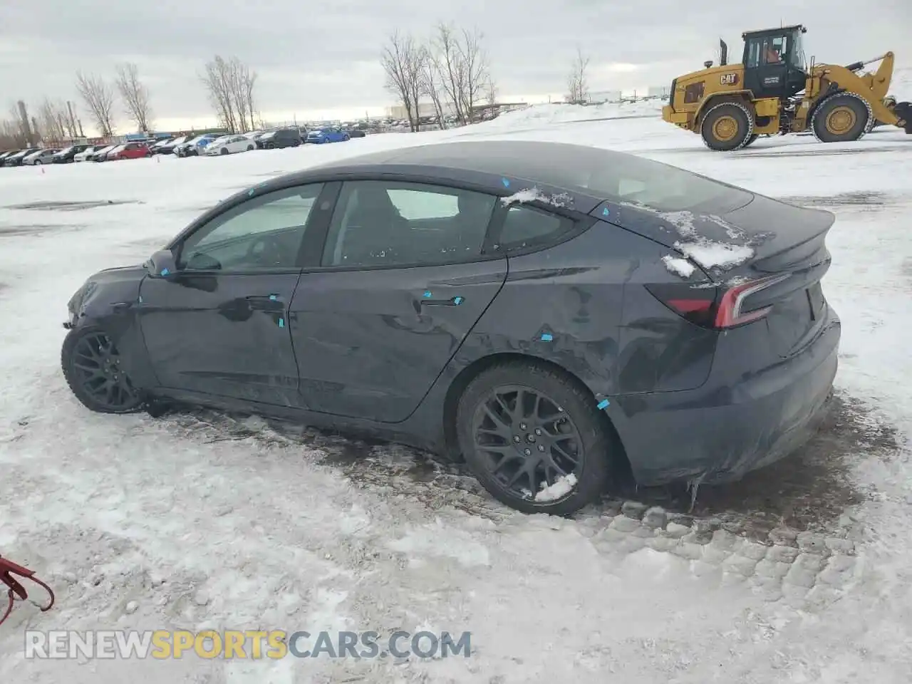 2 Photograph of a damaged car LRW3E7FA9RC277522 TESLA MODEL 3 2024