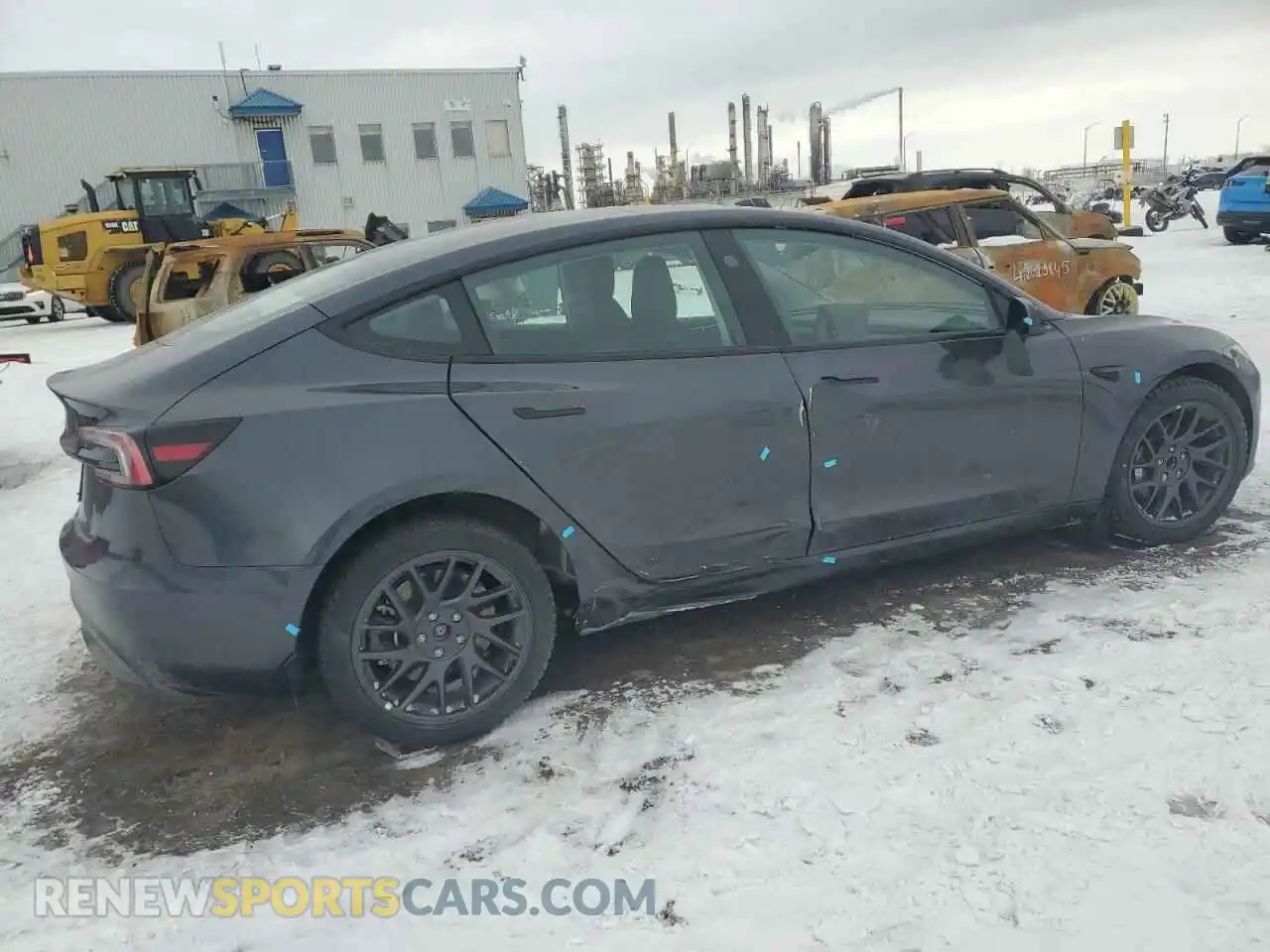 3 Photograph of a damaged car LRW3E7FA9RC277522 TESLA MODEL 3 2024