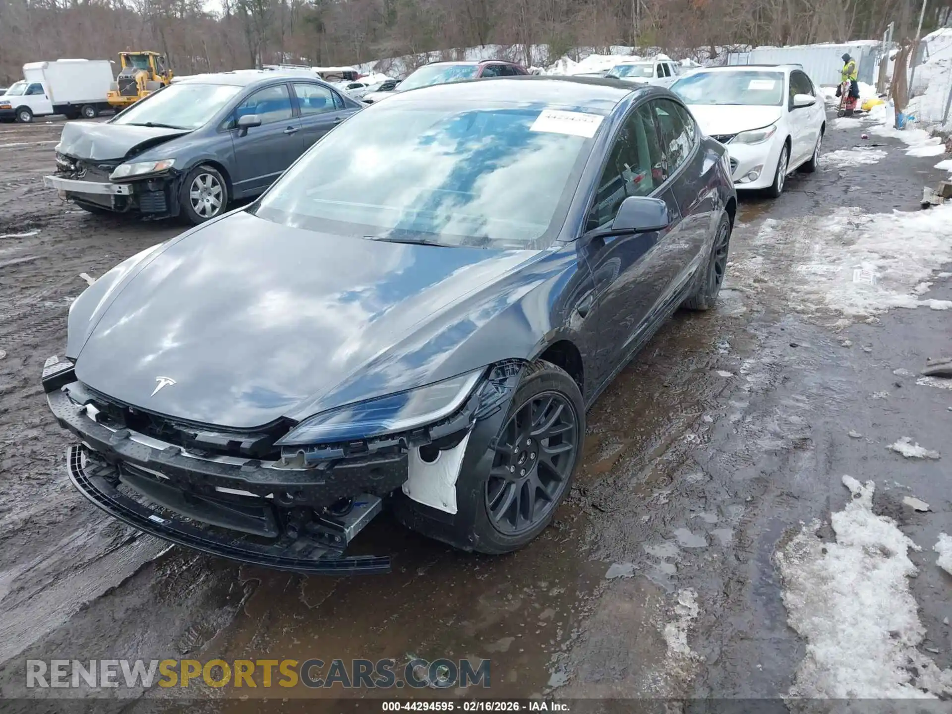 2 Photograph of a damaged car 5YJ3E1EA0SF024261 TESLA MODEL 3 2025
