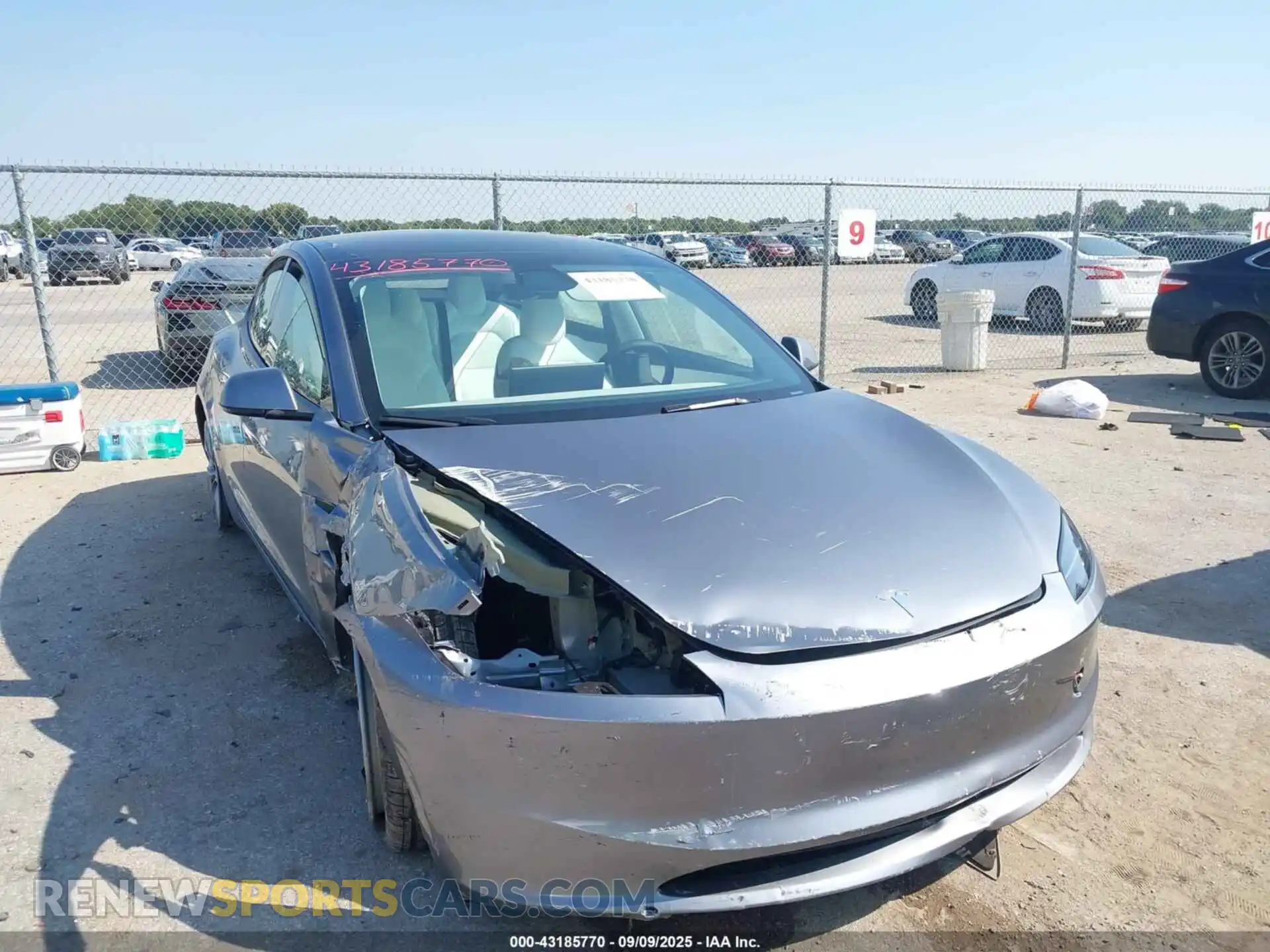 1 Photograph of a damaged car 5YJ3E1EA0SF041609 TESLA MODEL 3 2025