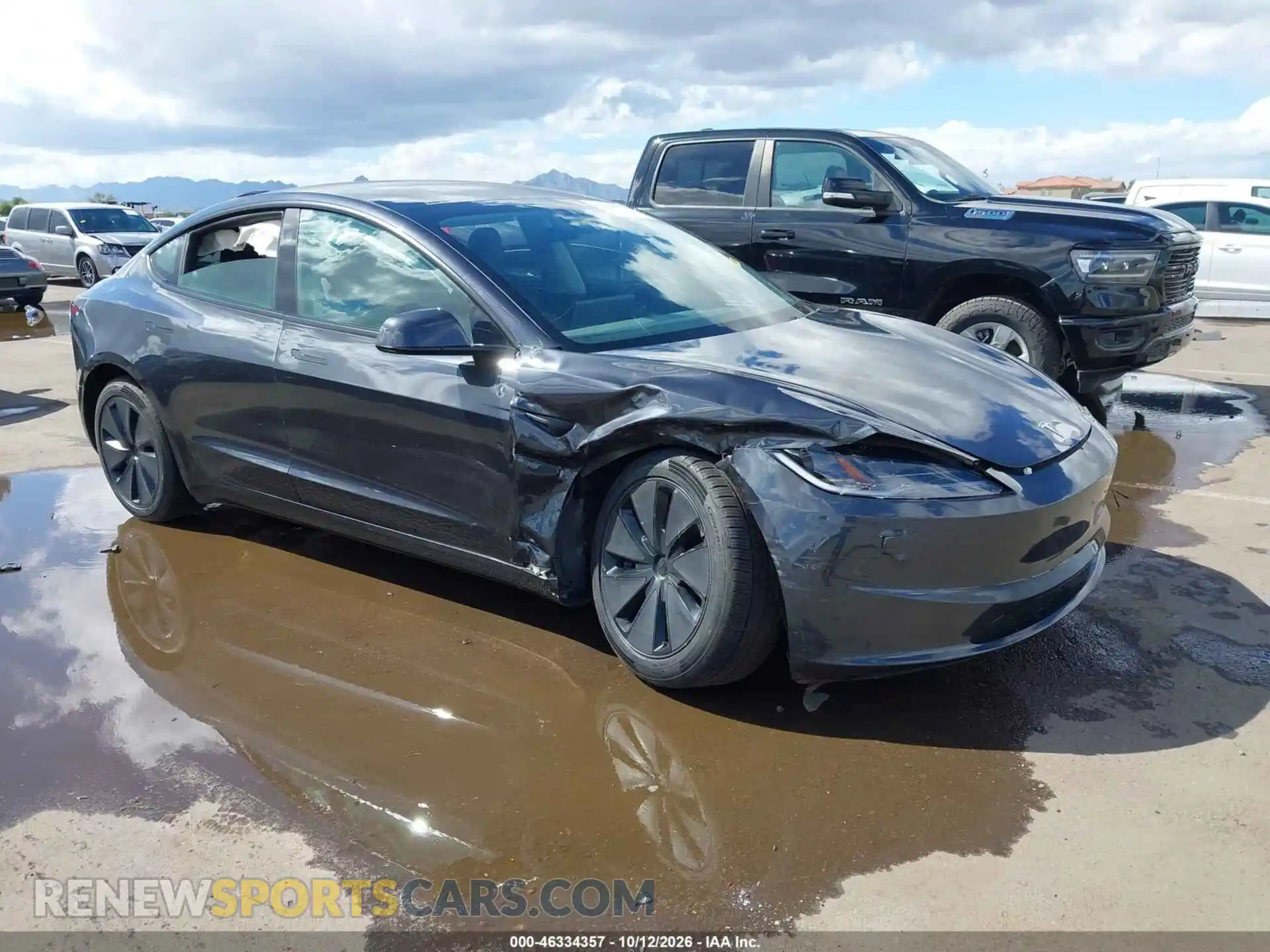 1 Photograph of a damaged car 5YJ3E1EA0SF055610 TESLA MODEL 3 2025