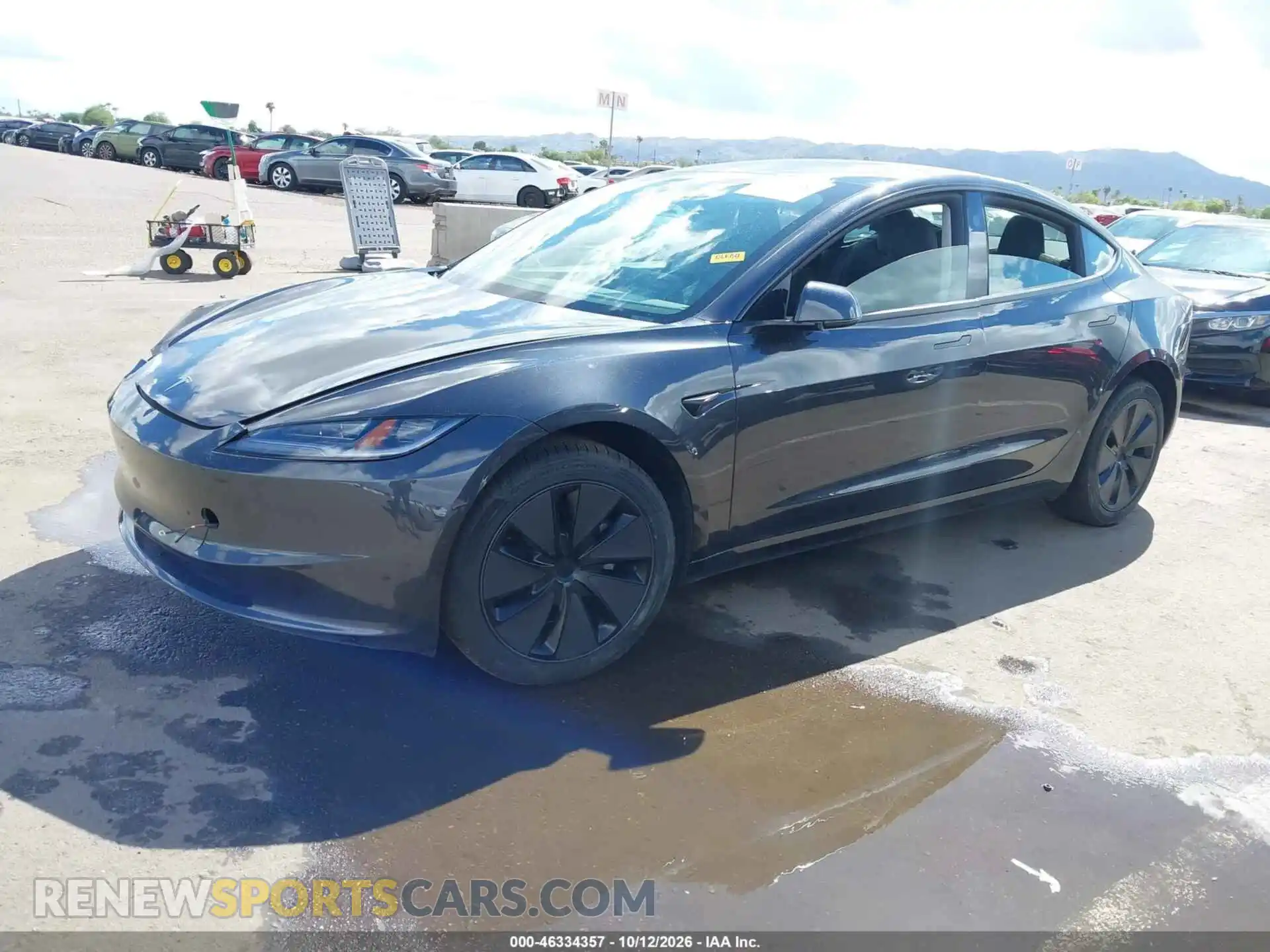 2 Photograph of a damaged car 5YJ3E1EA0SF055610 TESLA MODEL 3 2025