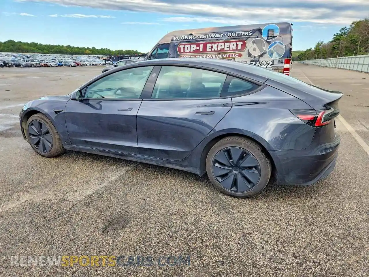 2 Photograph of a damaged car 5YJ3E1EA0SF884323 TESLA MODEL 3 2025