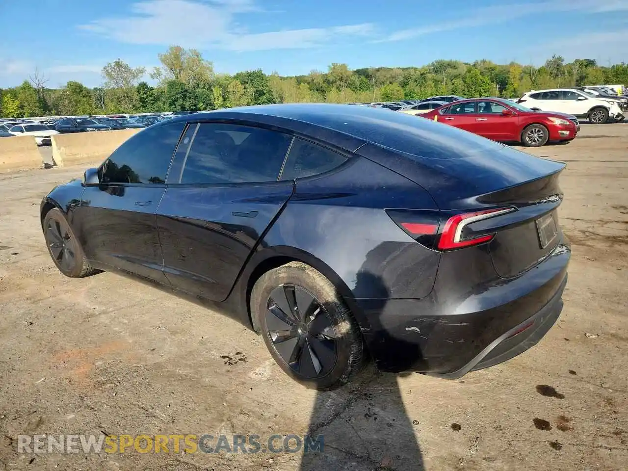 2 Photograph of a damaged car 5YJ3E1EA0SF986320 TESLA MODEL 3 2025