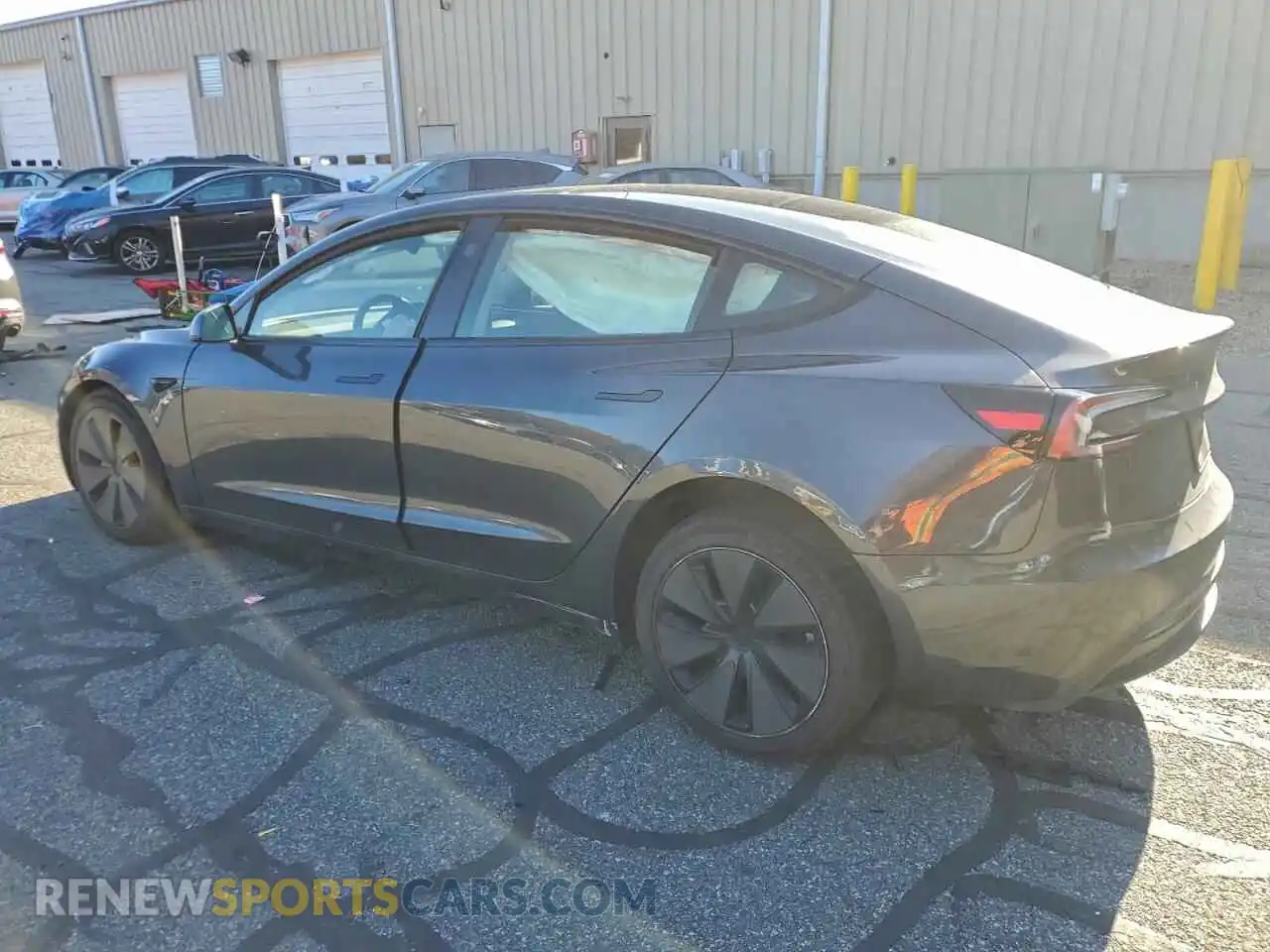 2 Photograph of a damaged car 5YJ3E1EA0SF986642 TESLA MODEL 3 2025
