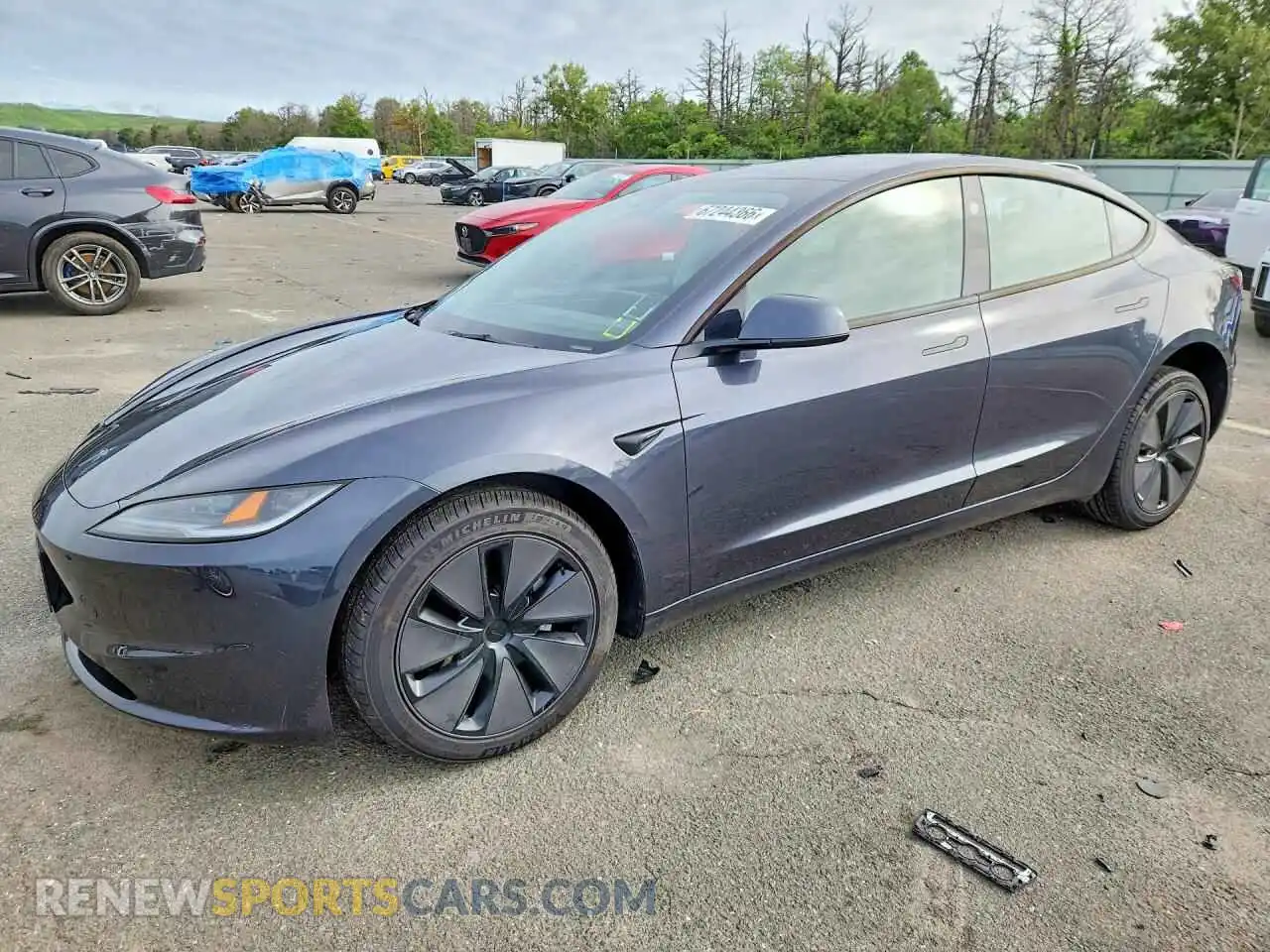 1 Photograph of a damaged car 5YJ3E1EA0SF988083 TESLA MODEL 3 2025