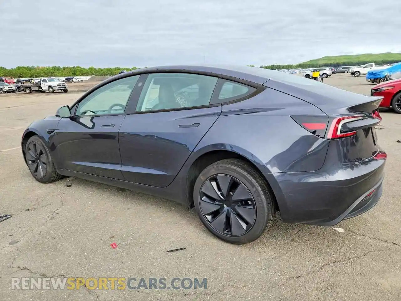 2 Photograph of a damaged car 5YJ3E1EA0SF988083 TESLA MODEL 3 2025