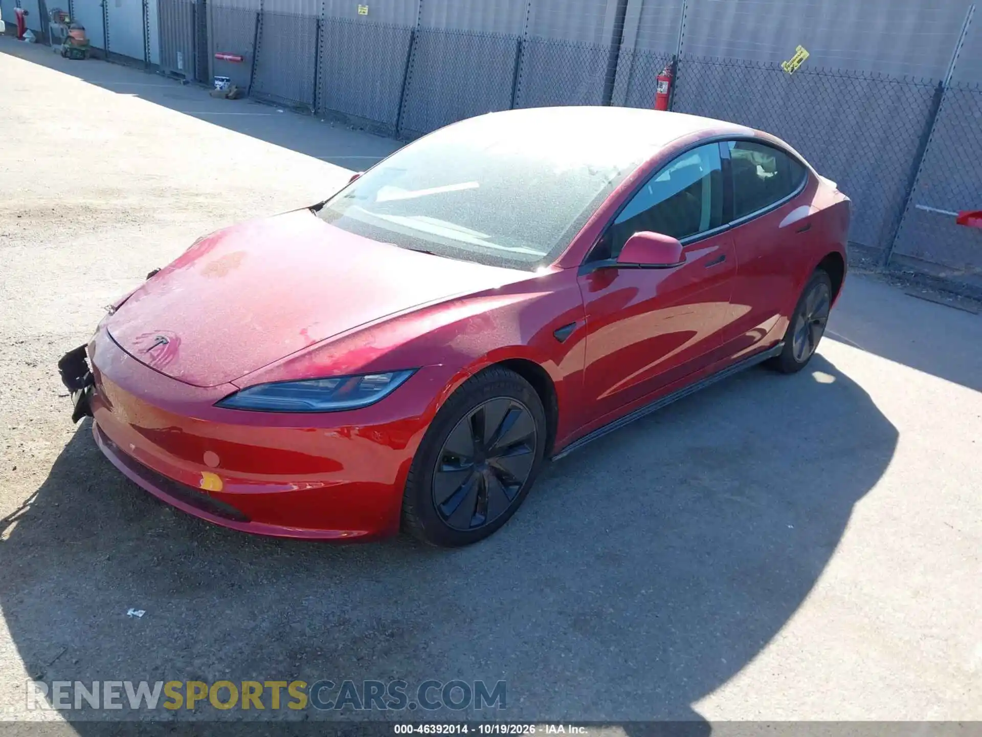 2 Фотография поврежденного автомобиля 5YJ3E1EA1SF008229 TESLA MODEL 3 2025