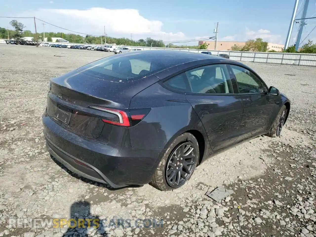 3 fotografías del automóvil dañado 5YJ3E1EA1SF904045 TESLA MODEL 3 2025