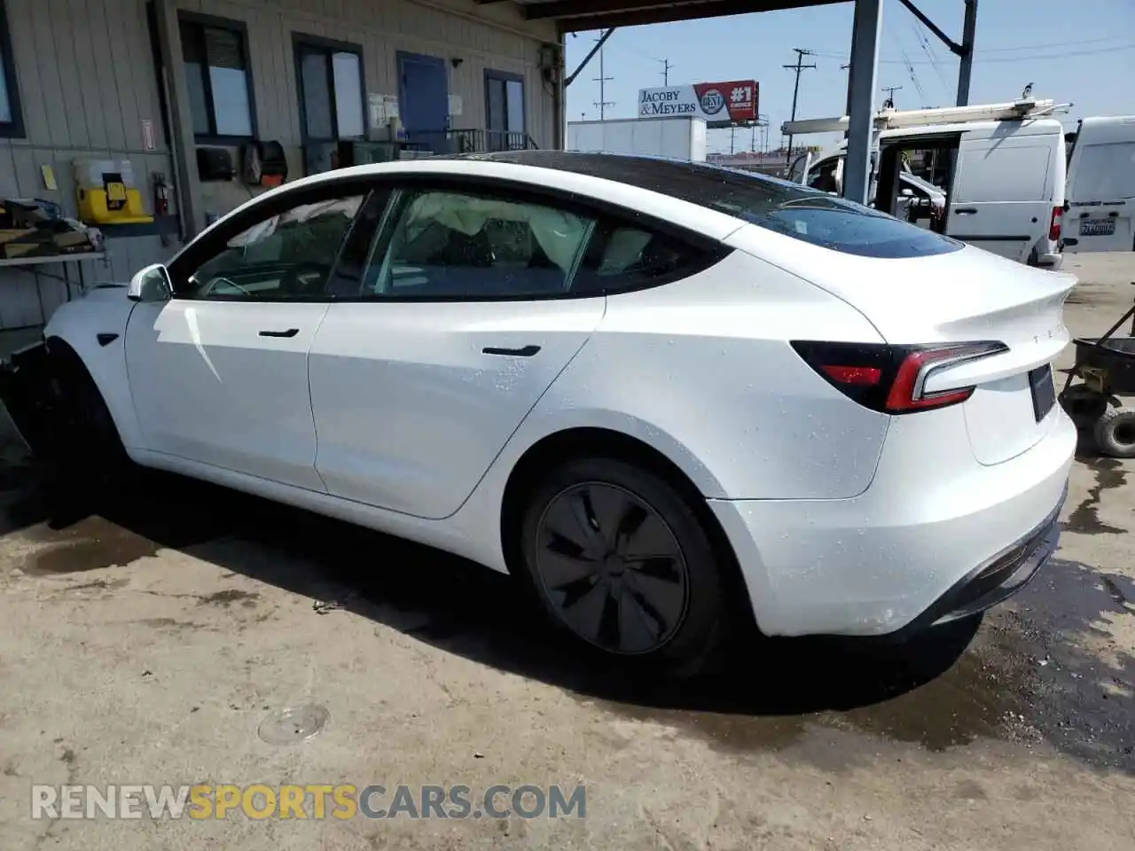 2 Photograph of a damaged car 5YJ3E1EA1SF975505 TESLA MODEL 3 2025