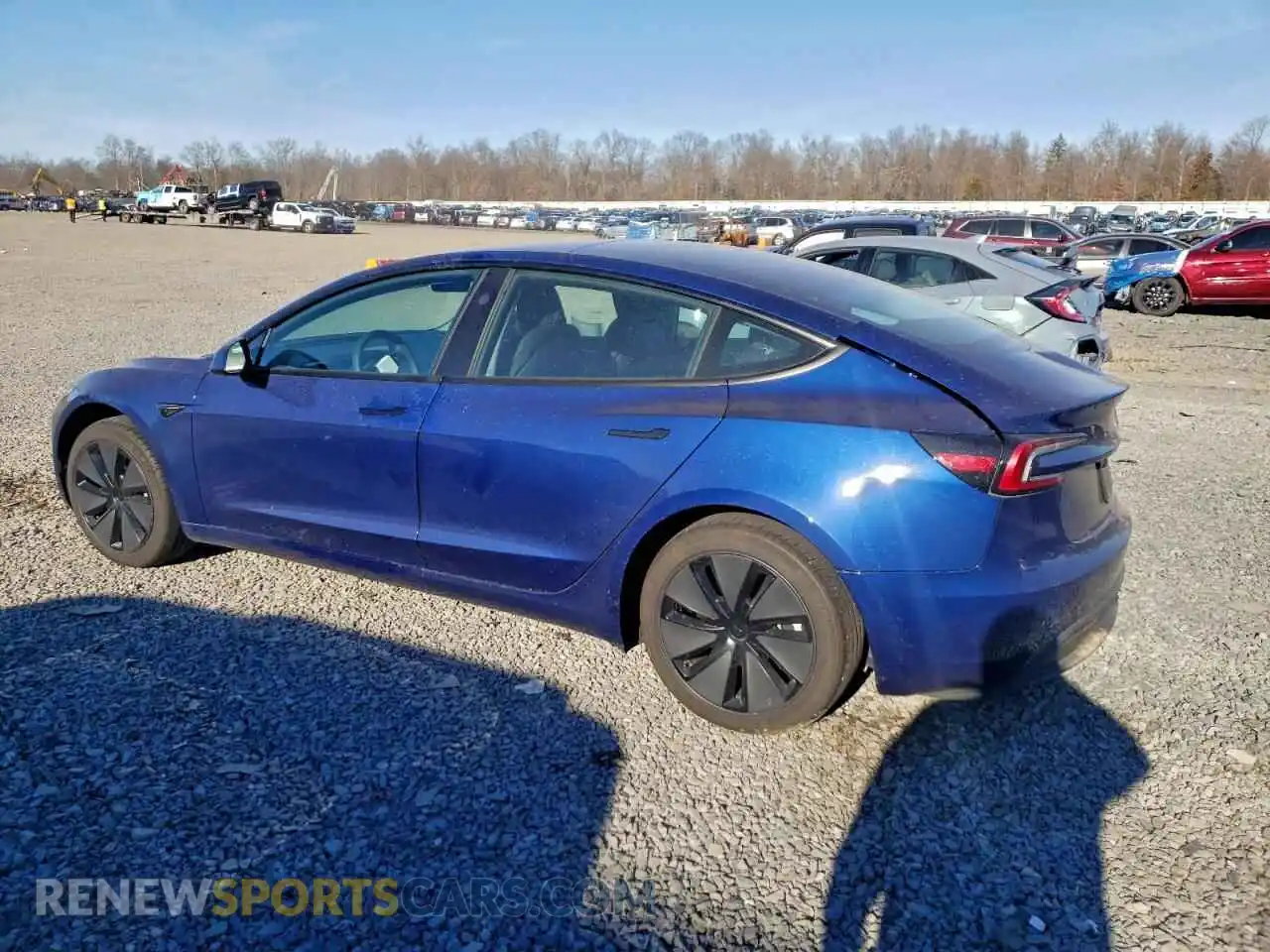 2 Фотография поврежденного автомобиля 5YJ3E1EA1SF990618 TESLA MODEL 3 2025