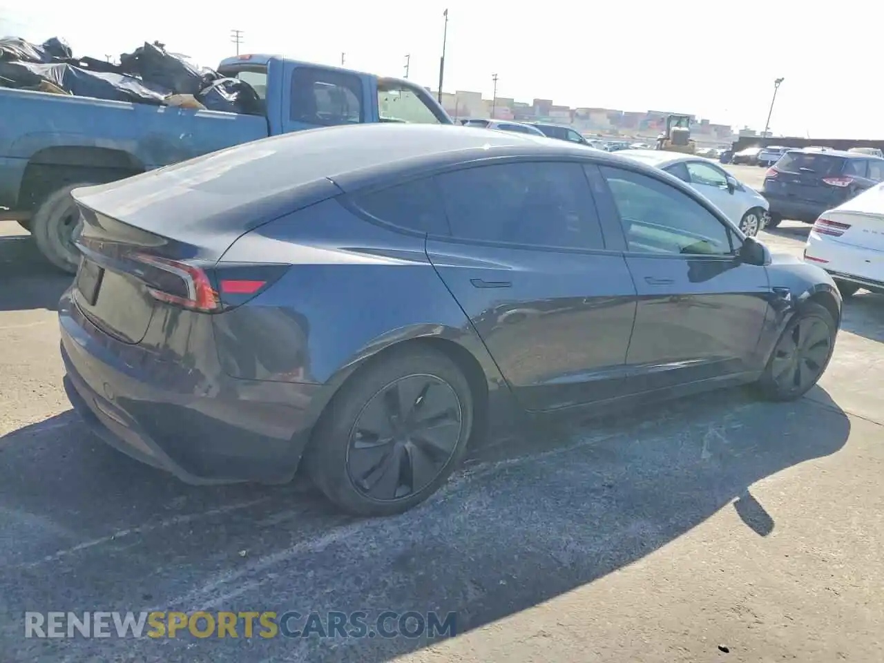 3 Photograph of a damaged car 5YJ3E1EA1SF992028 TESLA MODEL 3 2025