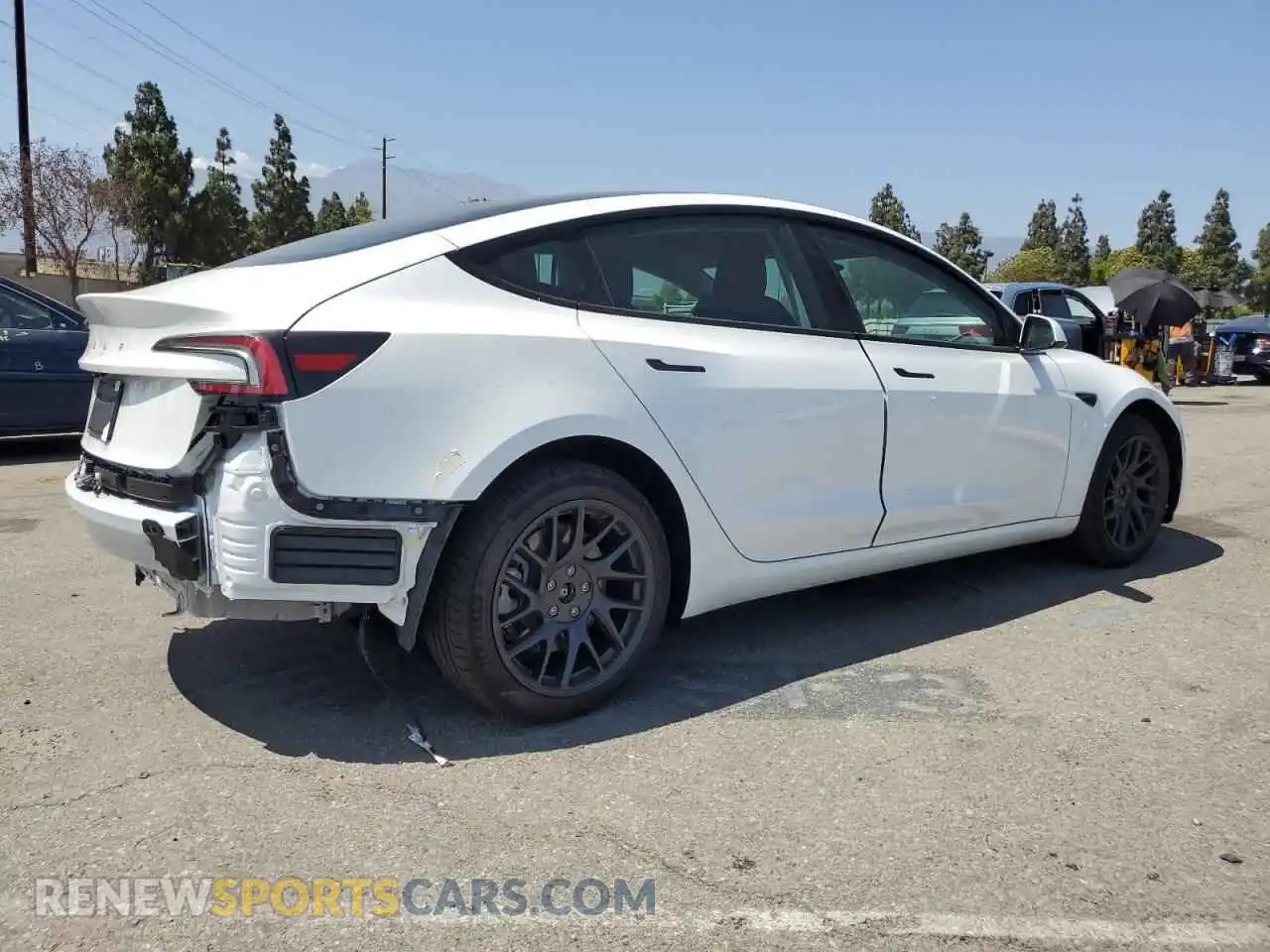 3 Photograph of a damaged car 5YJ3E1EA1SF992532 TESLA MODEL 3 2025